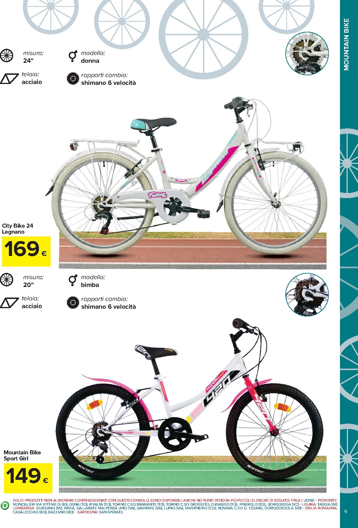 carrefour - Volantino Carrefour - Catalogo bici per la prossima settimana dal lunedì 20/04/2026 al lunedì 25/05/2026 - page: 9