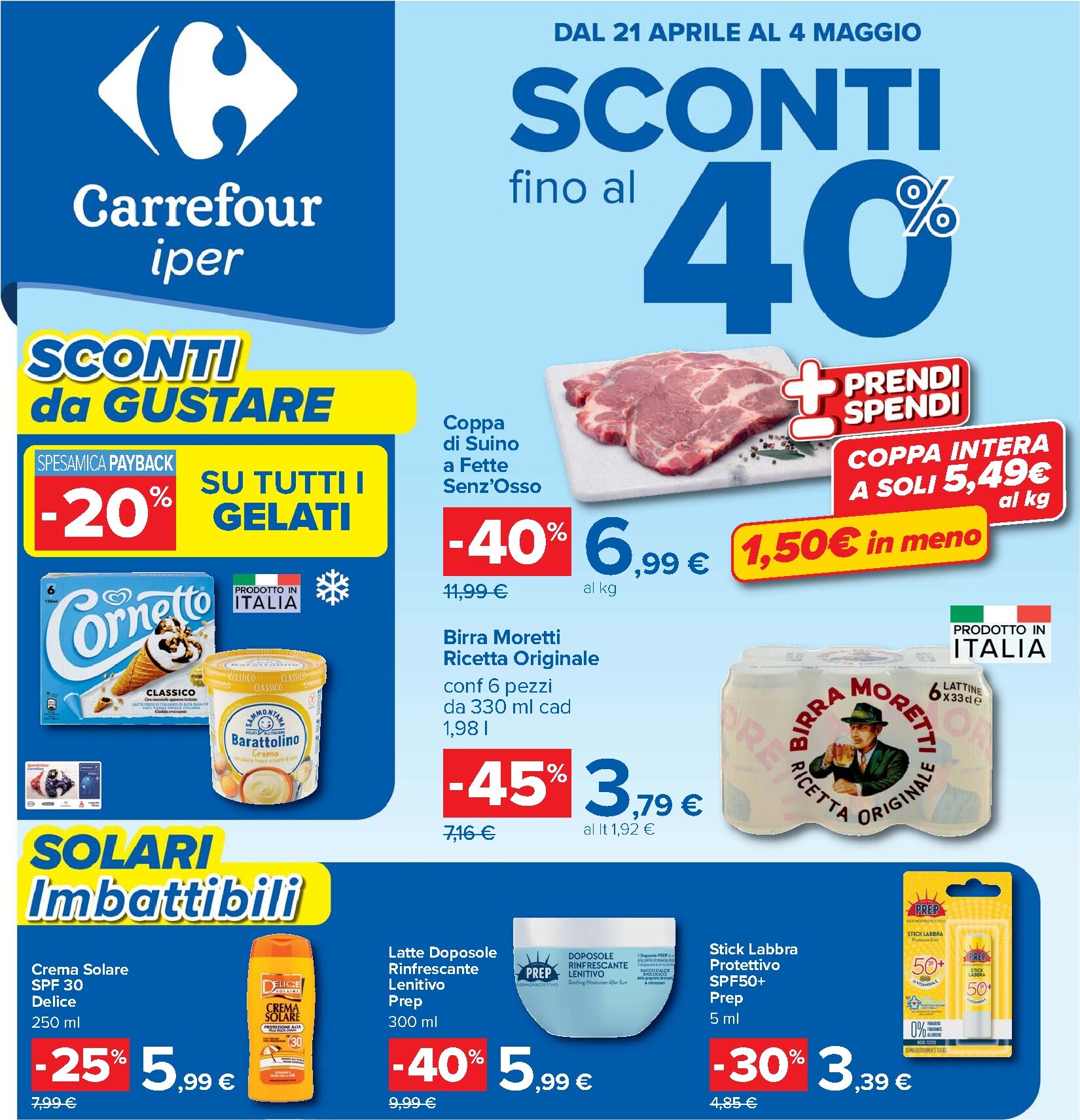 carrefour - Volantino Carrefour per la prossima settimana dal martedì 21/04/2026 al lunedì 04/05/2026