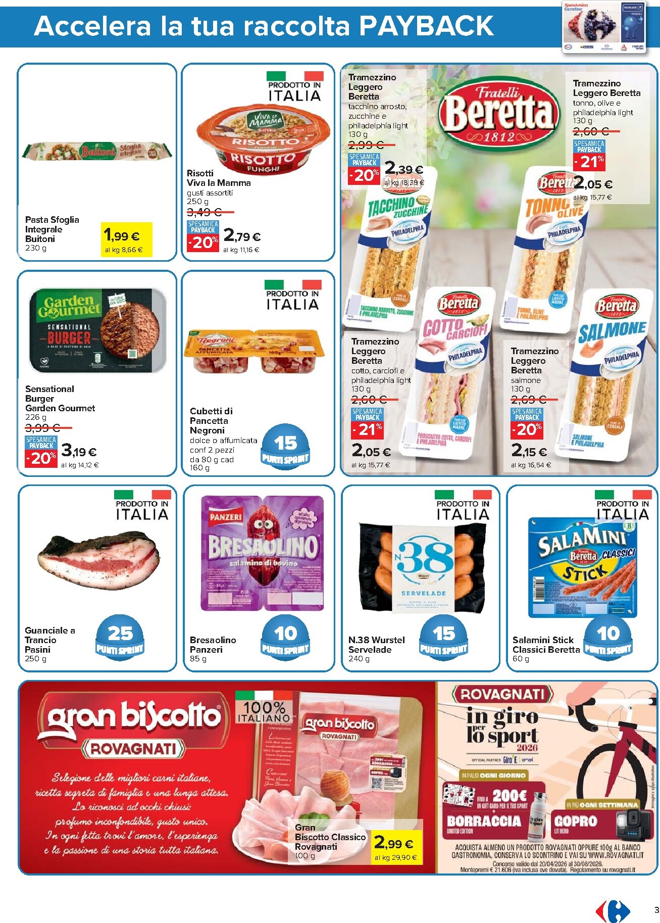 carrefour - Volantino Carrefour - Punti Sprint Payback per la prossima settimana dal martedì 21/04/2026 al lunedì 04/05/2026 - page: 3