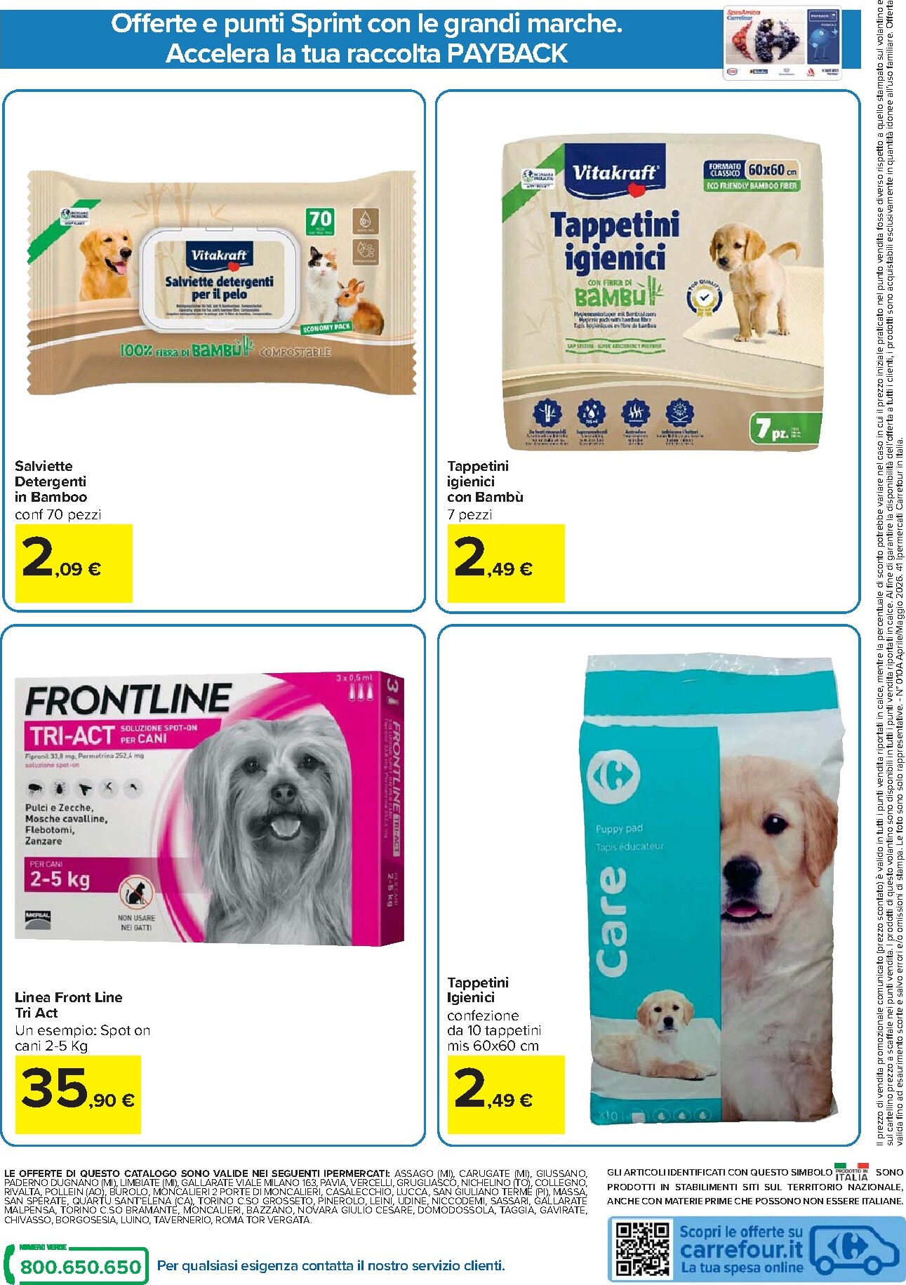 carrefour - Volantino Carrefour - Punti Sprint Payback per la prossima settimana dal martedì 21/04/2026 al lunedì 04/05/2026 - page: 18