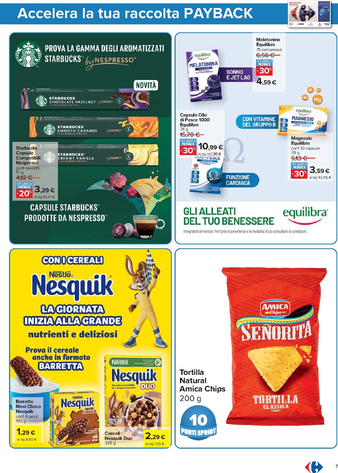 carrefour - Volantino Carrefour - Punti Sprint Payback per la prossima settimana dal martedì 21/04/2026 al lunedì 04/05/2026 - page: 7