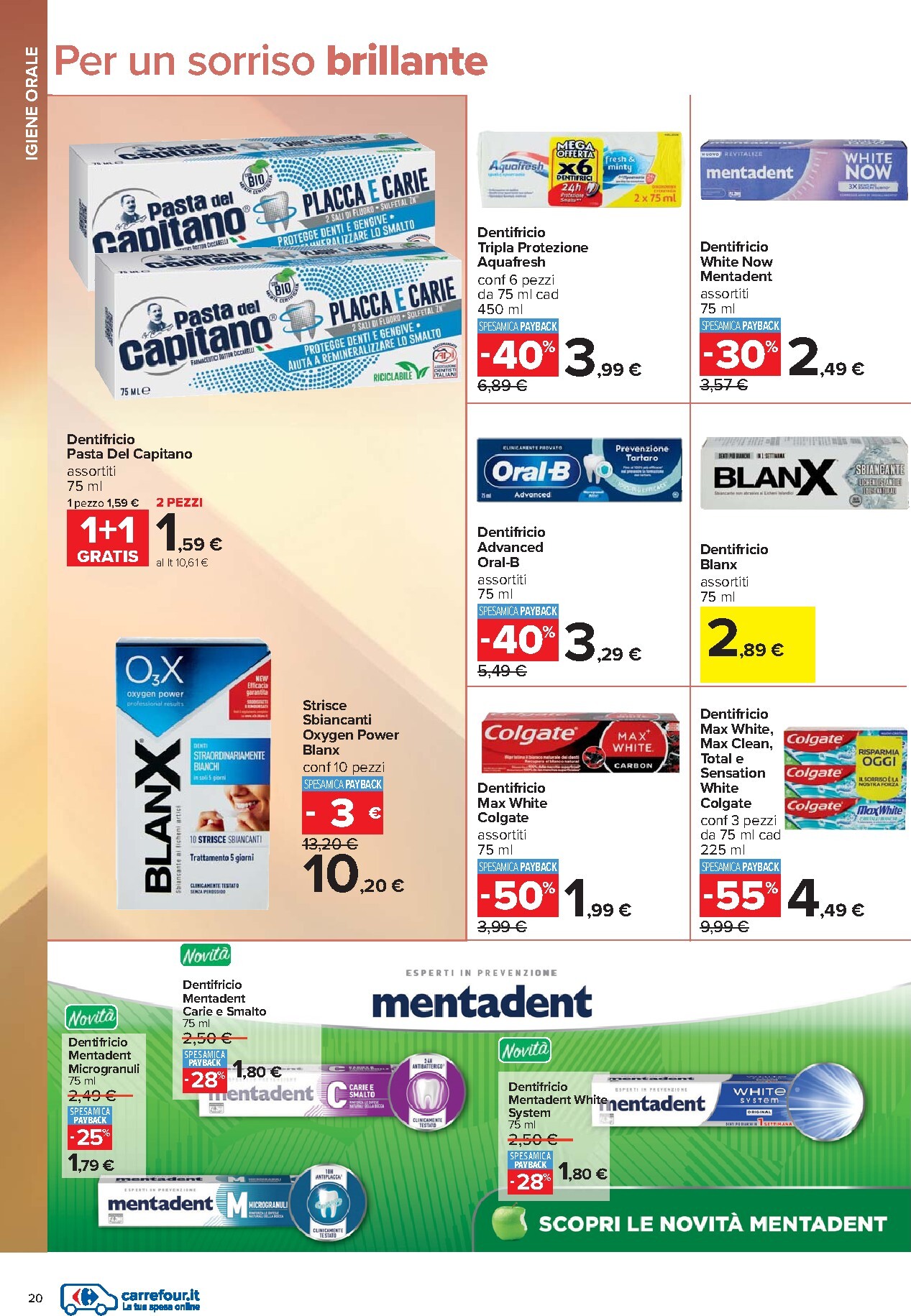 carrefour - Volantino Carrefour - Catalogo Bellezza per la prossima settimana dal martedì 05/05/2026 al domenica 24/05/2026 - page: 20