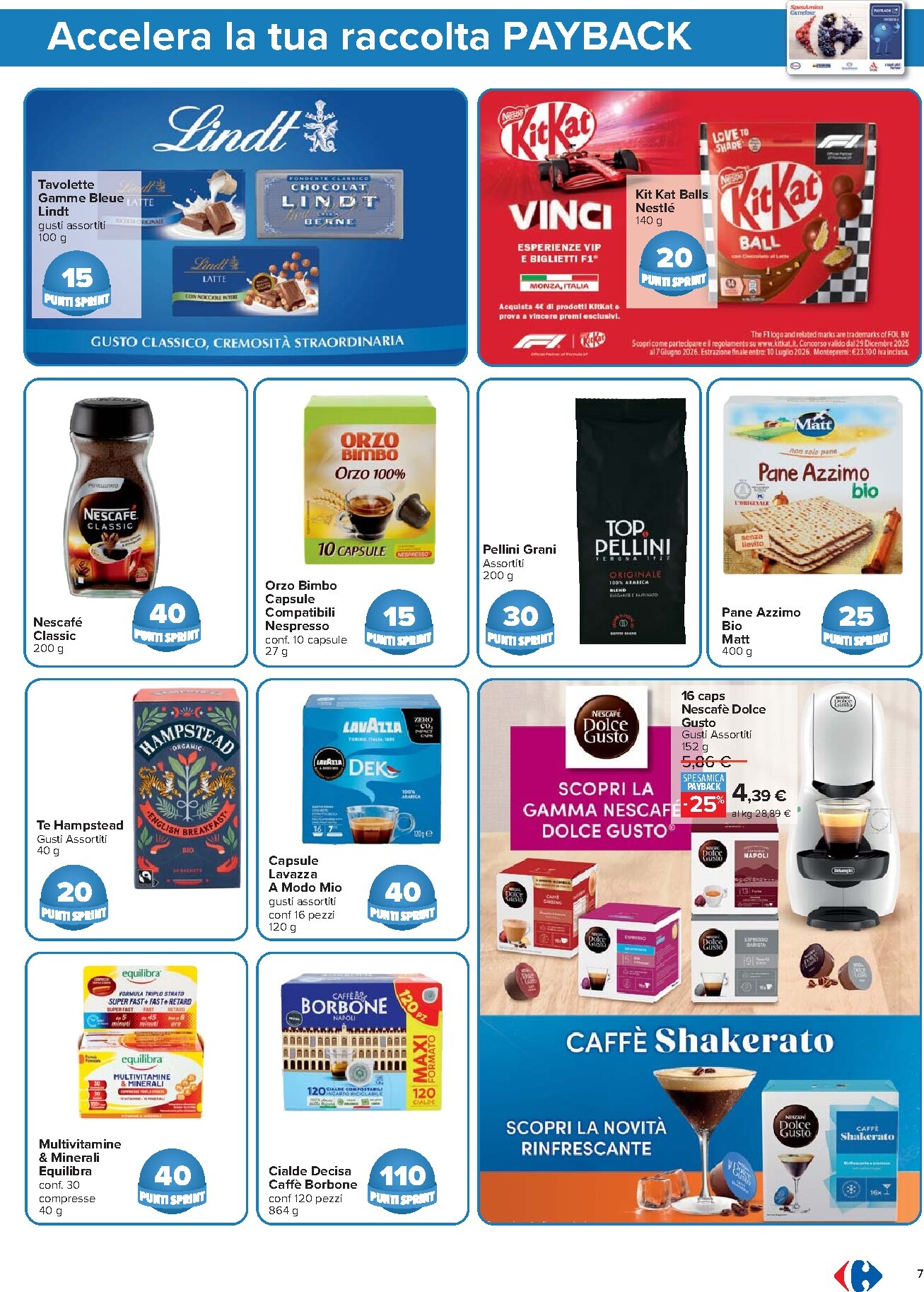 carrefour - Volantino Carrefour - Punti Sprint Payback per la prossima settimana dal martedì 05/05/2026 al lunedì 18/05/2026 - page: 7