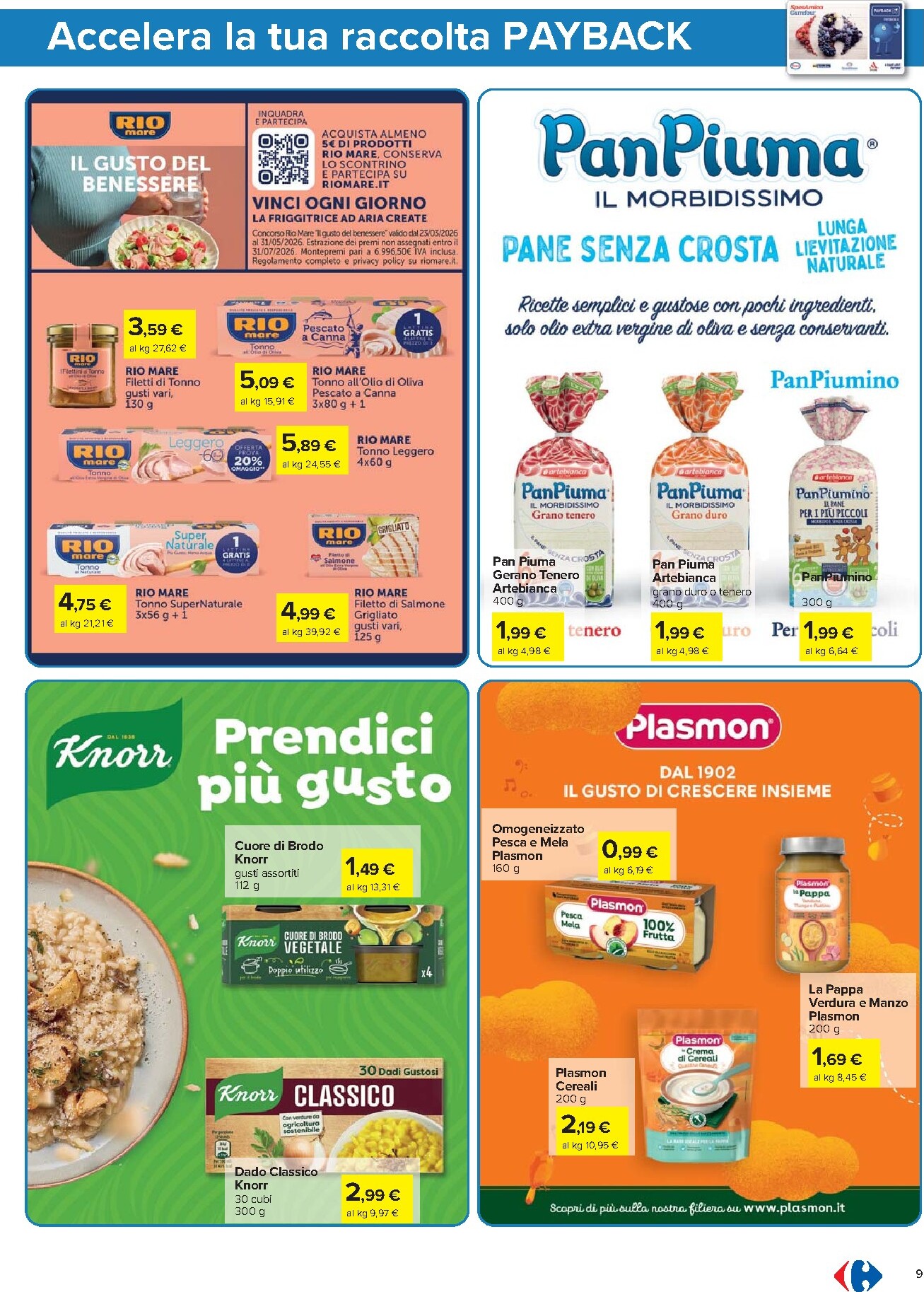 carrefour - Volantino Carrefour - Punti Sprint Payback per la prossima settimana dal martedì 05/05/2026 al lunedì 18/05/2026 - page: 9