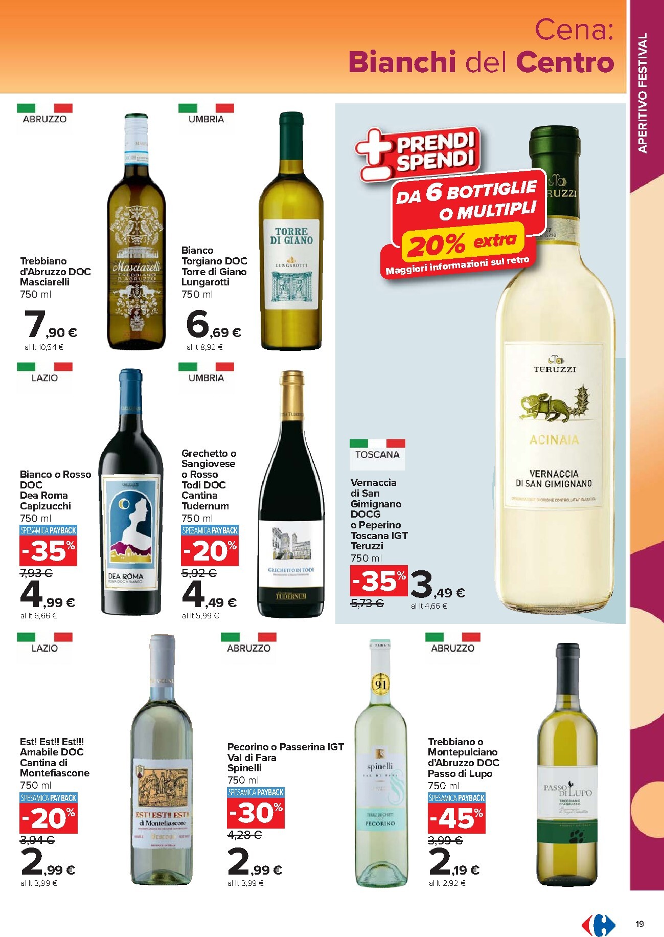 carrefour - Volantino Carrefour - Catalogo vini per la prossima settimana dal lunedì 18/05/2026 al martedì 09/06/2026 - page: 19