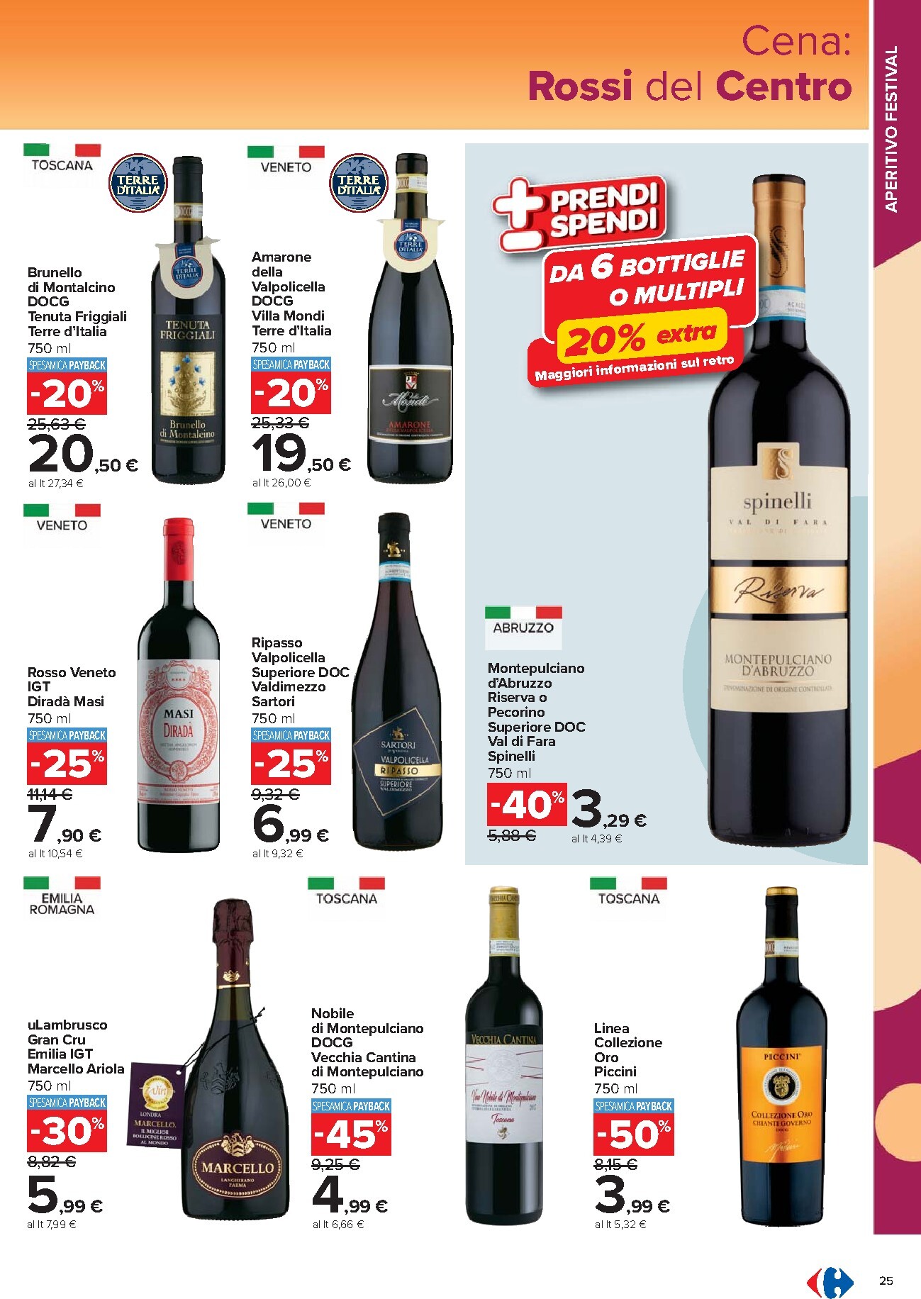 carrefour - Volantino Carrefour - Catalogo vini per la prossima settimana dal lunedì 18/05/2026 al martedì 09/06/2026 - page: 25