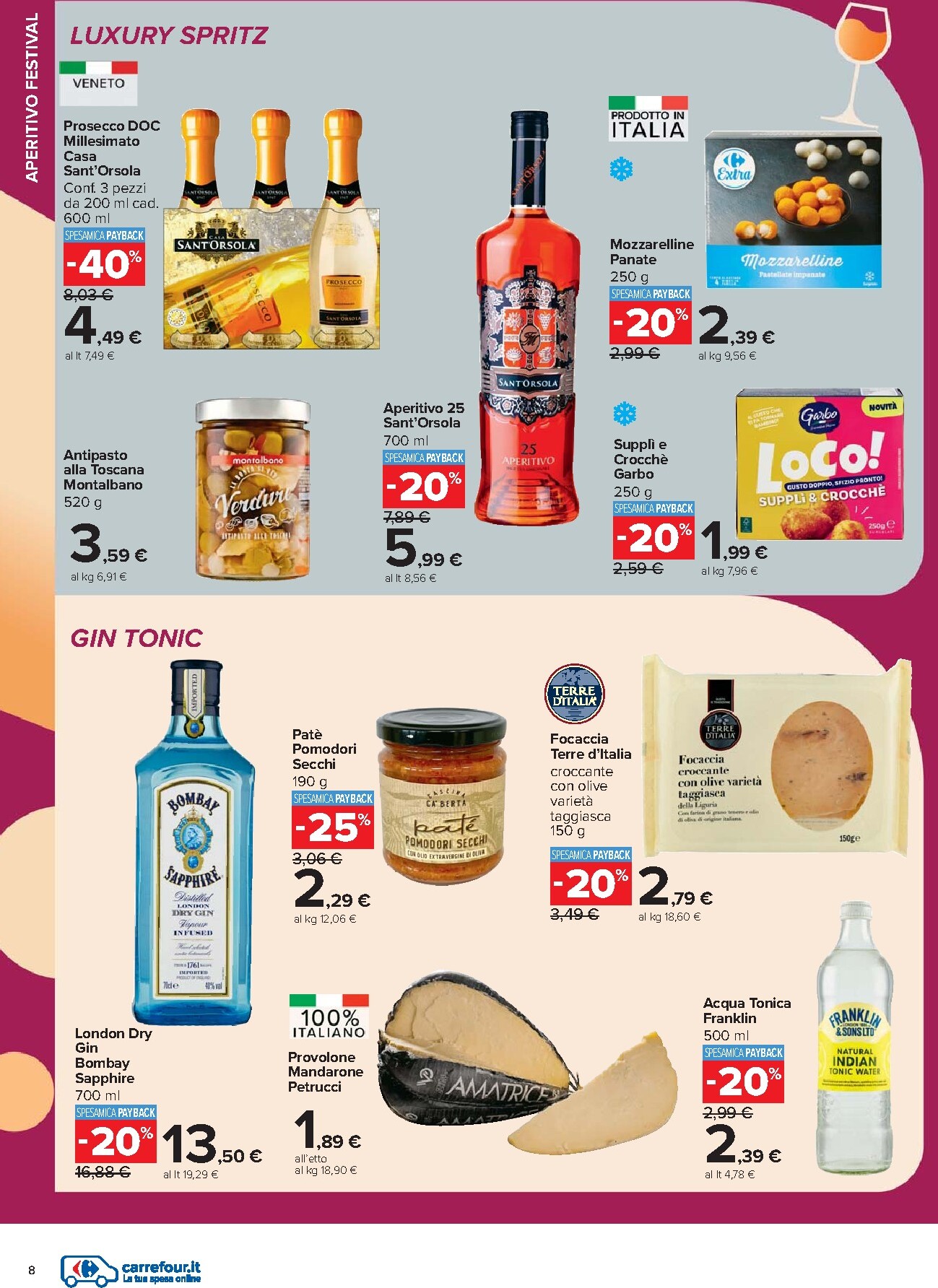 carrefour - Volantino Carrefour - Catalogo vini per la prossima settimana dal lunedì 18/05/2026 al martedì 09/06/2026 - page: 8