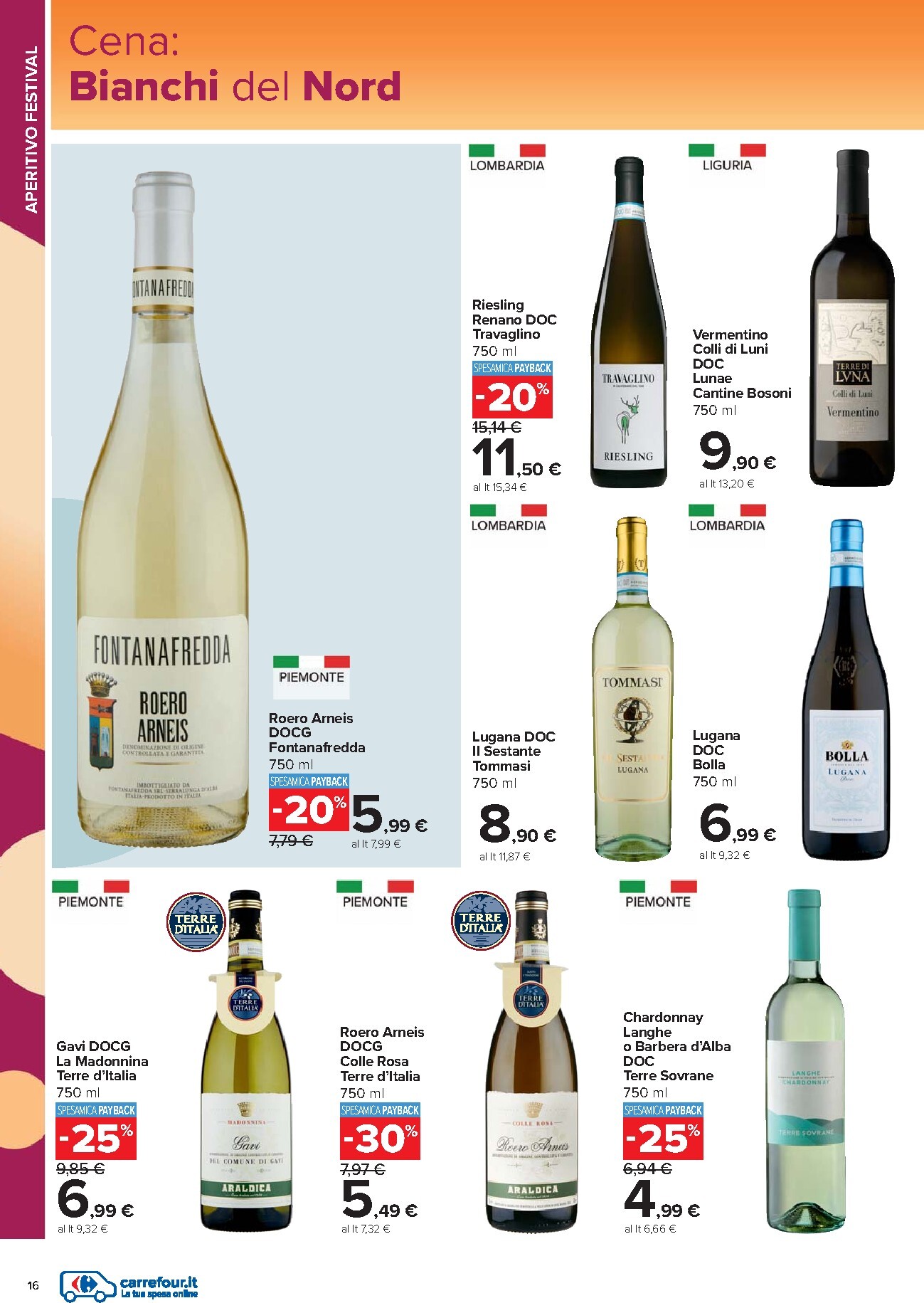 carrefour - Volantino Carrefour - Catalogo vini per la prossima settimana dal lunedì 18/05/2026 al martedì 09/06/2026 - page: 16