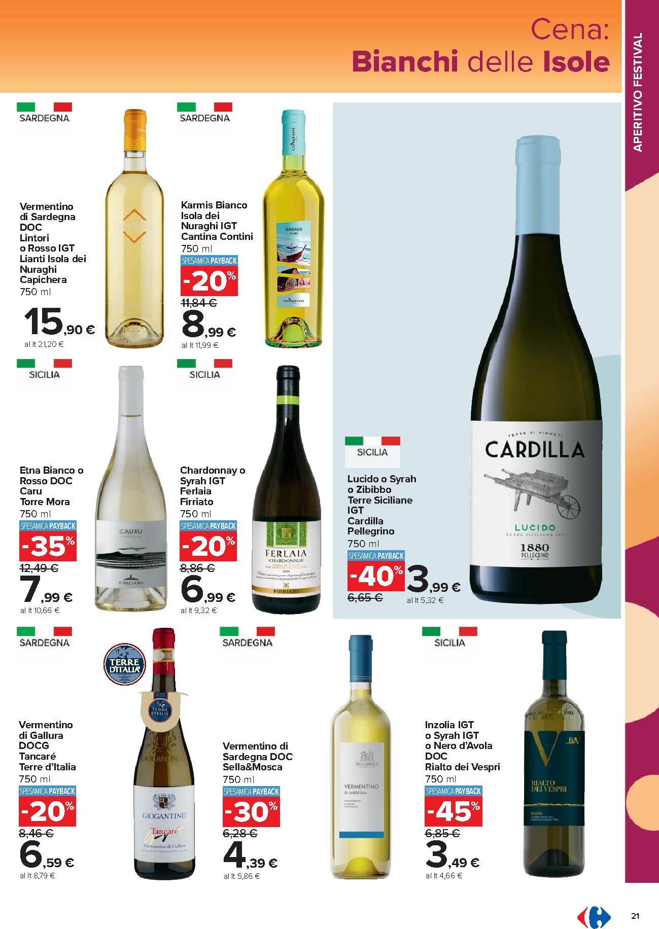 carrefour - Volantino Carrefour - Catalogo vini per la prossima settimana dal lunedì 18/05/2026 al martedì 09/06/2026 - page: 21