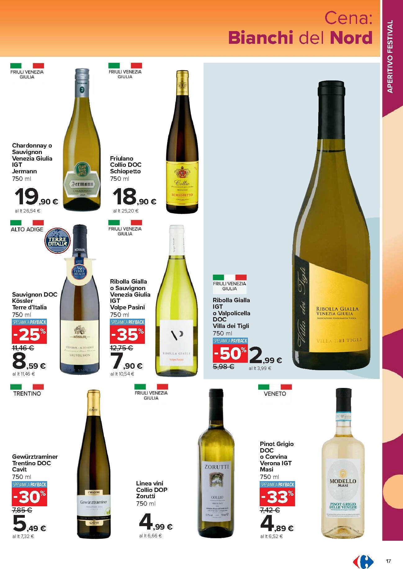carrefour - Volantino Carrefour - Catalogo vini per la prossima settimana dal lunedì 18/05/2026 al martedì 09/06/2026 - page: 17