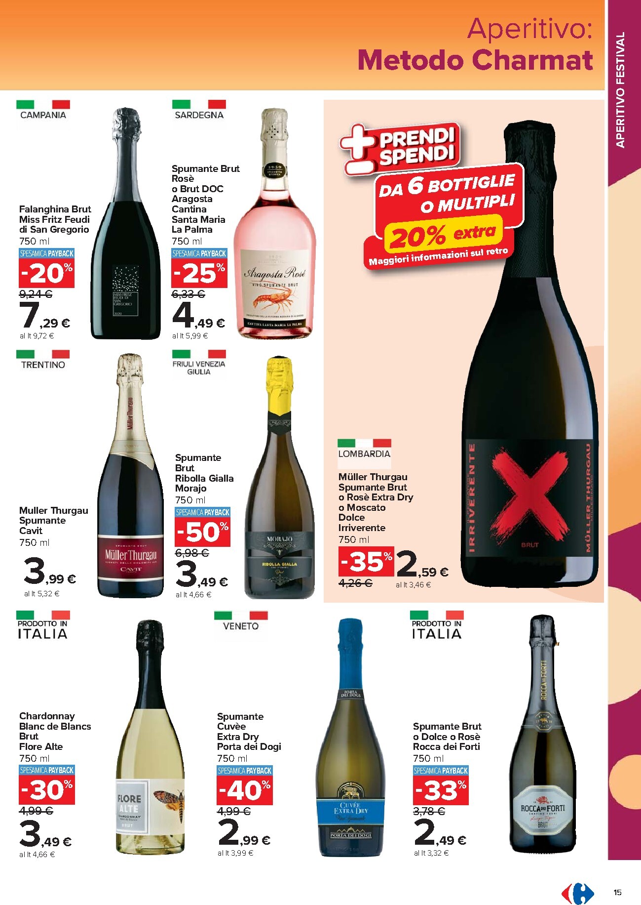 carrefour - Volantino Carrefour - Catalogo vini per la prossima settimana dal lunedì 18/05/2026 al martedì 09/06/2026 - page: 15