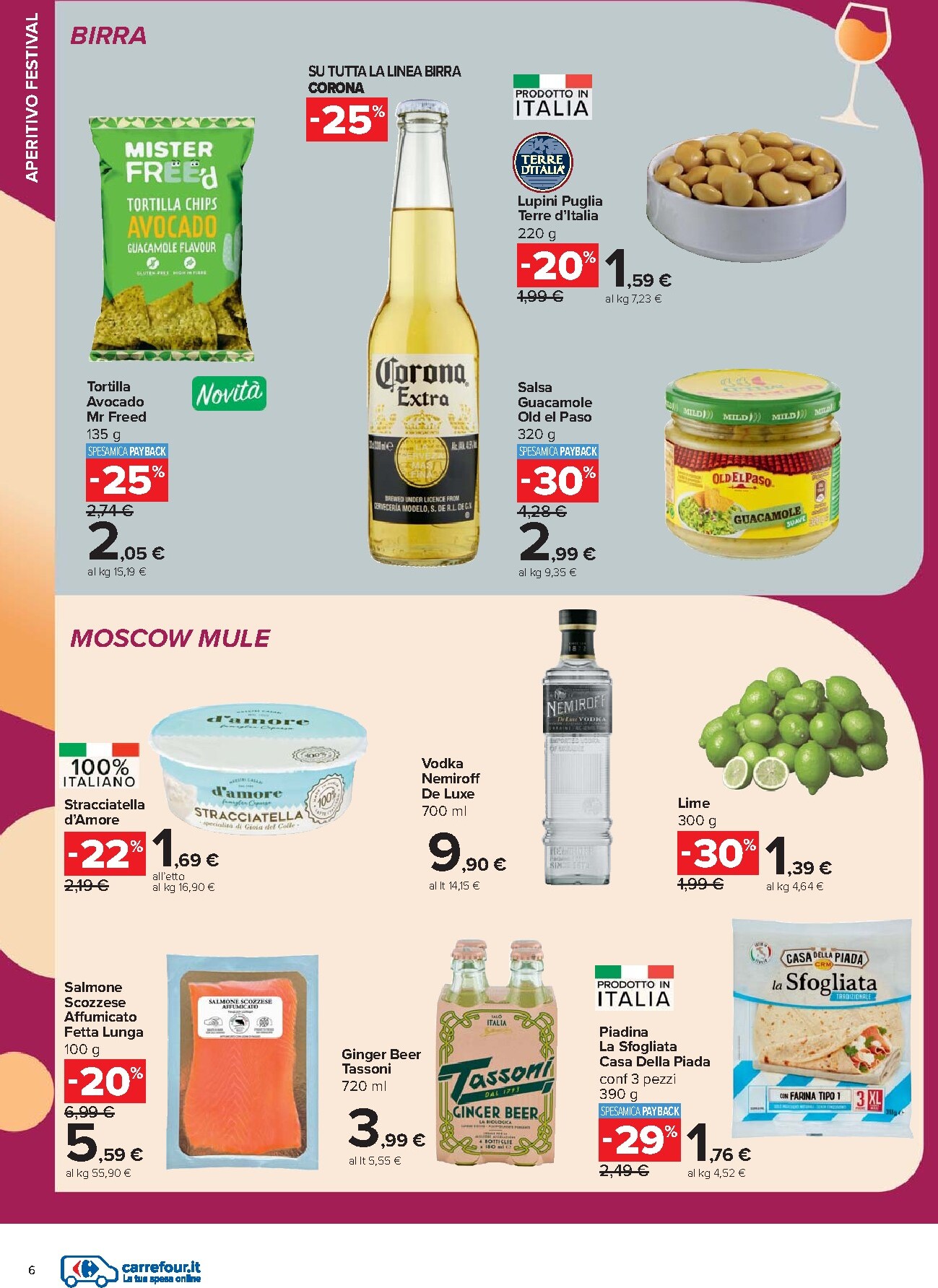 carrefour - Volantino Carrefour - Catalogo vini per la prossima settimana dal lunedì 18/05/2026 al martedì 09/06/2026 - page: 6