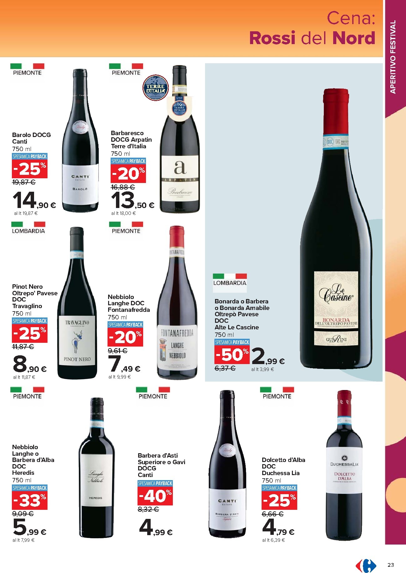 carrefour - Volantino Carrefour - Catalogo vini per la prossima settimana dal lunedì 18/05/2026 al martedì 09/06/2026 - page: 23