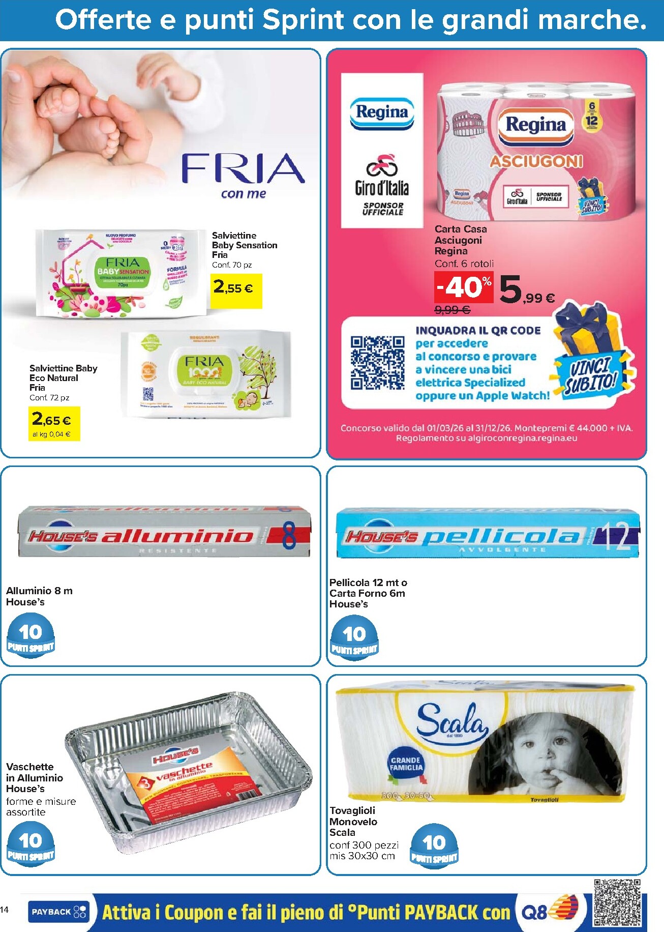 carrefour - Volantino Carrefour - Punti Sprint Payback per la prossima settimana dal martedì 19/05/2026 al martedì 02/06/2026 - page: 14