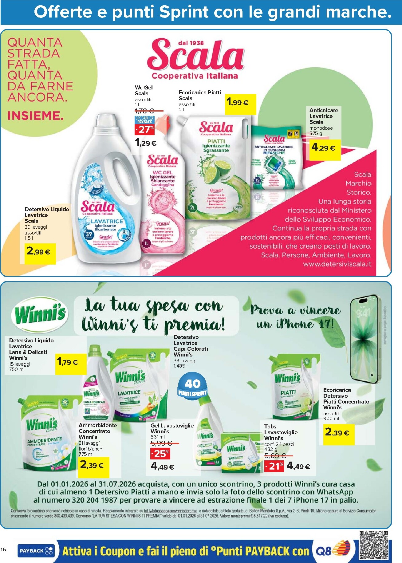 carrefour - Volantino Carrefour - Punti Sprint Payback per la prossima settimana dal martedì 19/05/2026 al martedì 02/06/2026 - page: 16