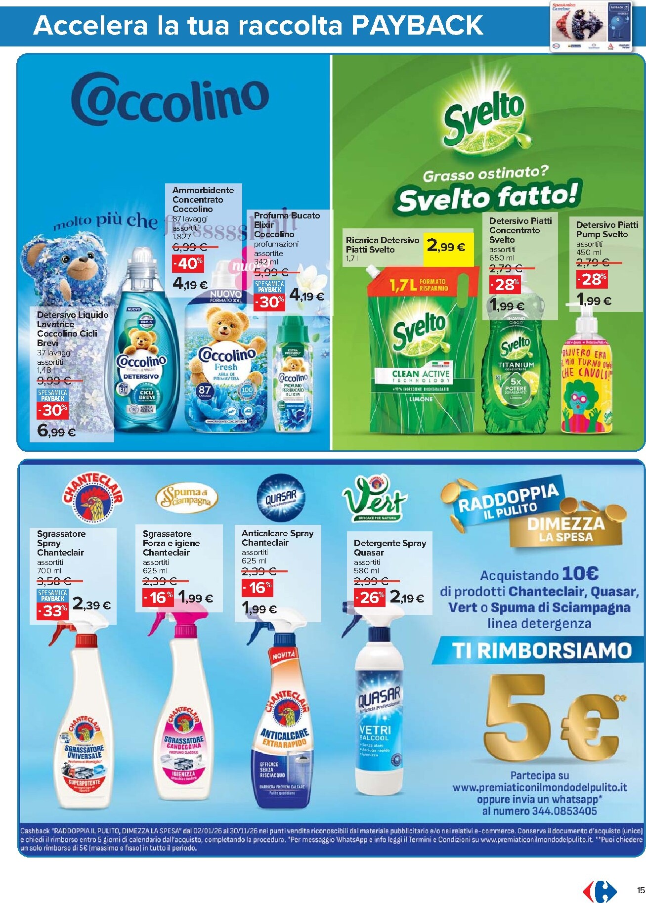 carrefour - Volantino Carrefour - Punti Sprint Payback per la prossima settimana dal martedì 19/05/2026 al martedì 02/06/2026 - page: 15