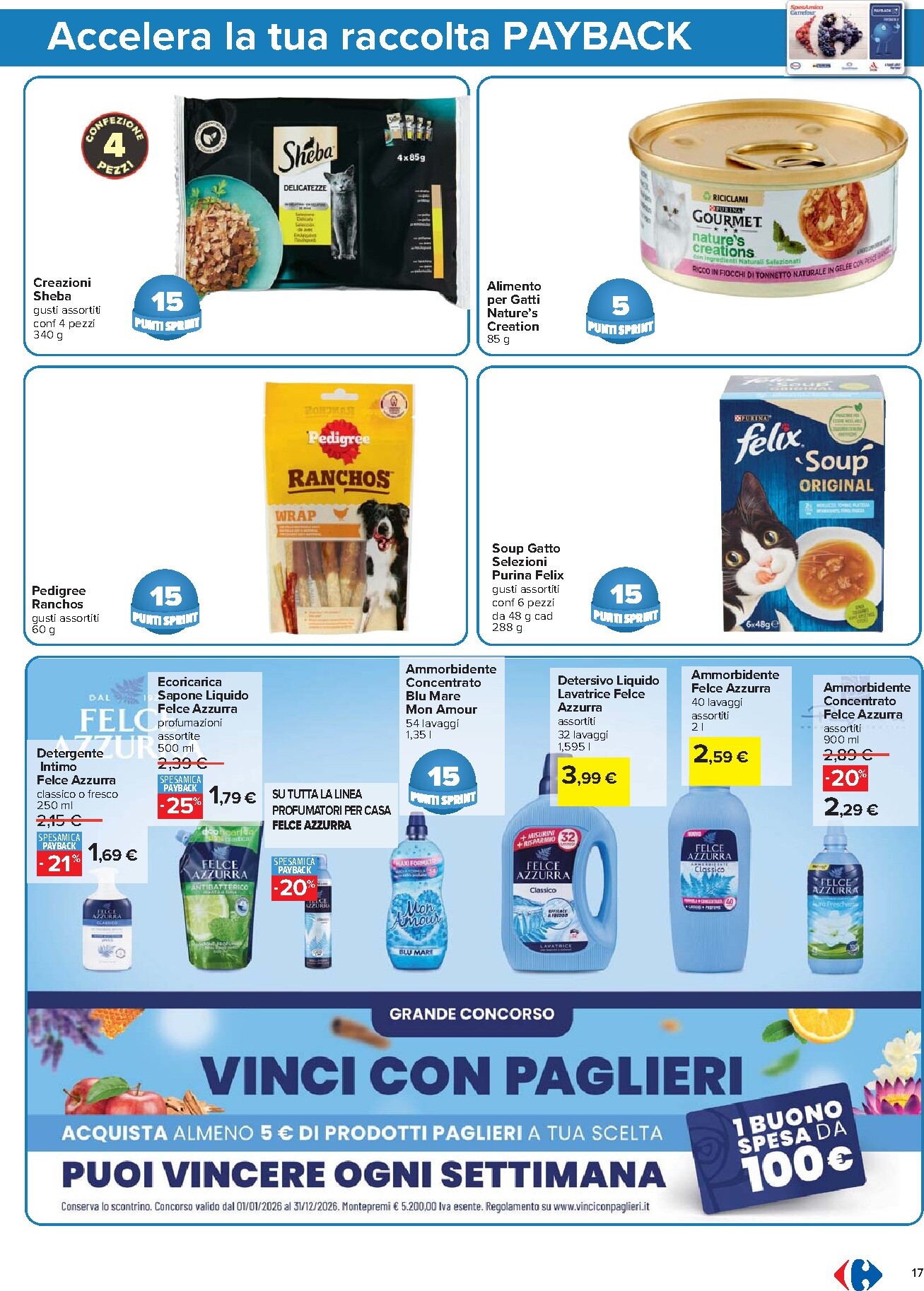 carrefour - Volantino Carrefour - Punti Sprint Payback per la prossima settimana dal martedì 19/05/2026 al martedì 02/06/2026 - page: 17