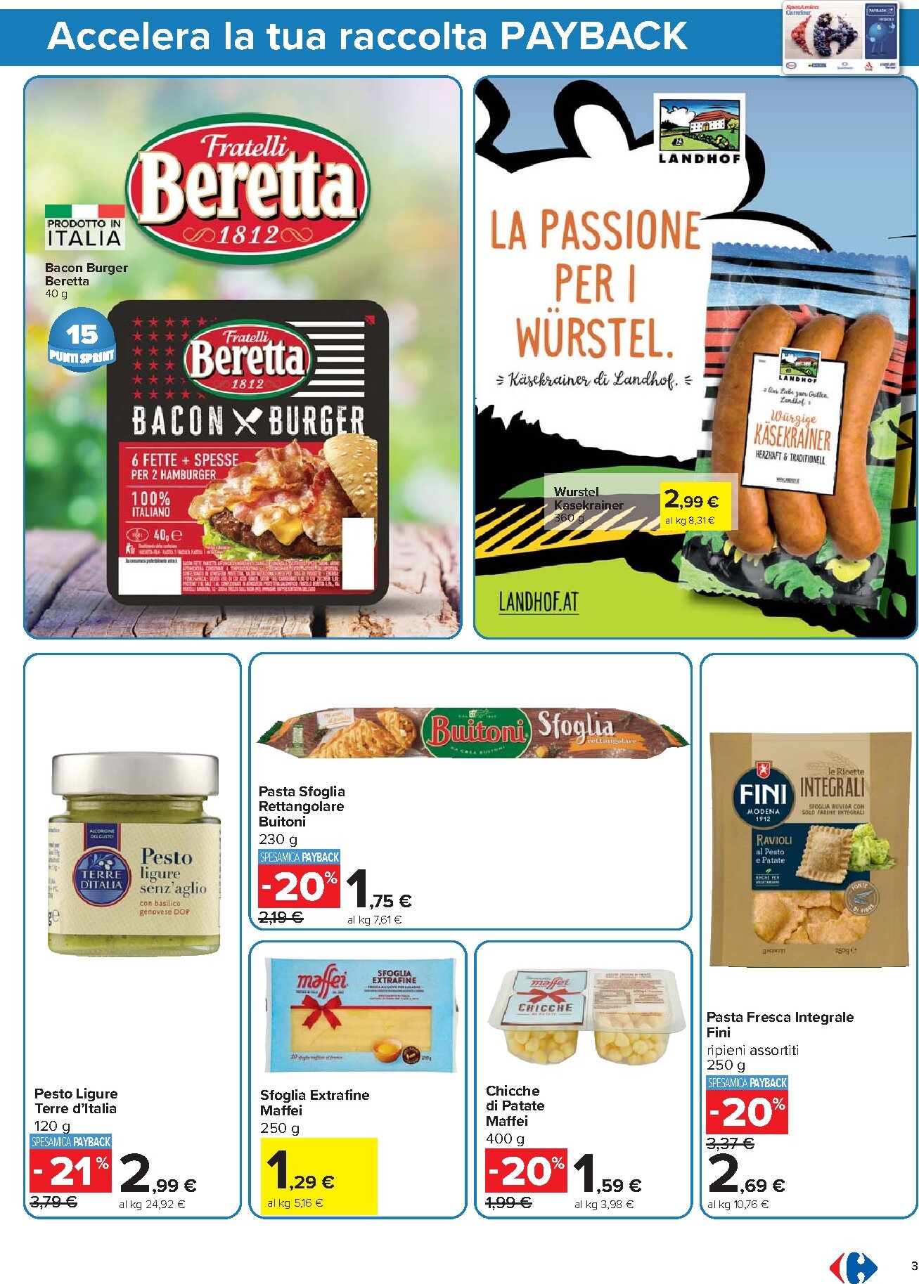 carrefour - Volantino Carrefour - Punti Sprint Payback per la prossima settimana dal martedì 19/05/2026 al martedì 02/06/2026 - page: 3