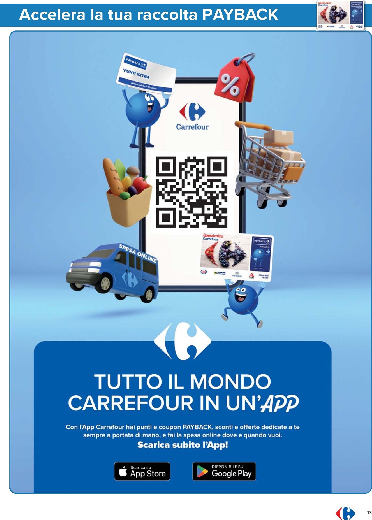 carrefour - Volantino Carrefour - Punti Sprint Payback per la prossima settimana dal martedì 19/05/2026 al martedì 02/06/2026 - page: 13