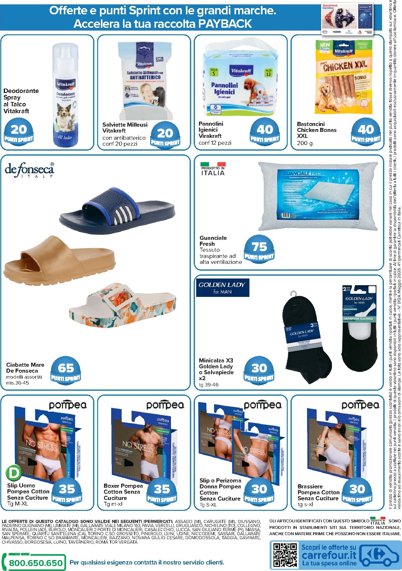 carrefour - Volantino Carrefour - Punti Sprint Payback per la prossima settimana dal martedì 19/05/2026 al martedì 02/06/2026 - page: 18