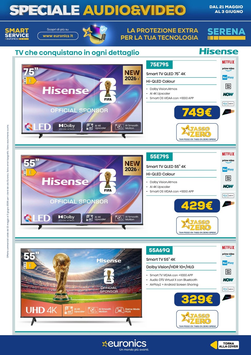 euronics - Volantino attuale di Euronics valido dal giovedì 21/05/2026 al mercoledì 03/06/2026 - page: 10