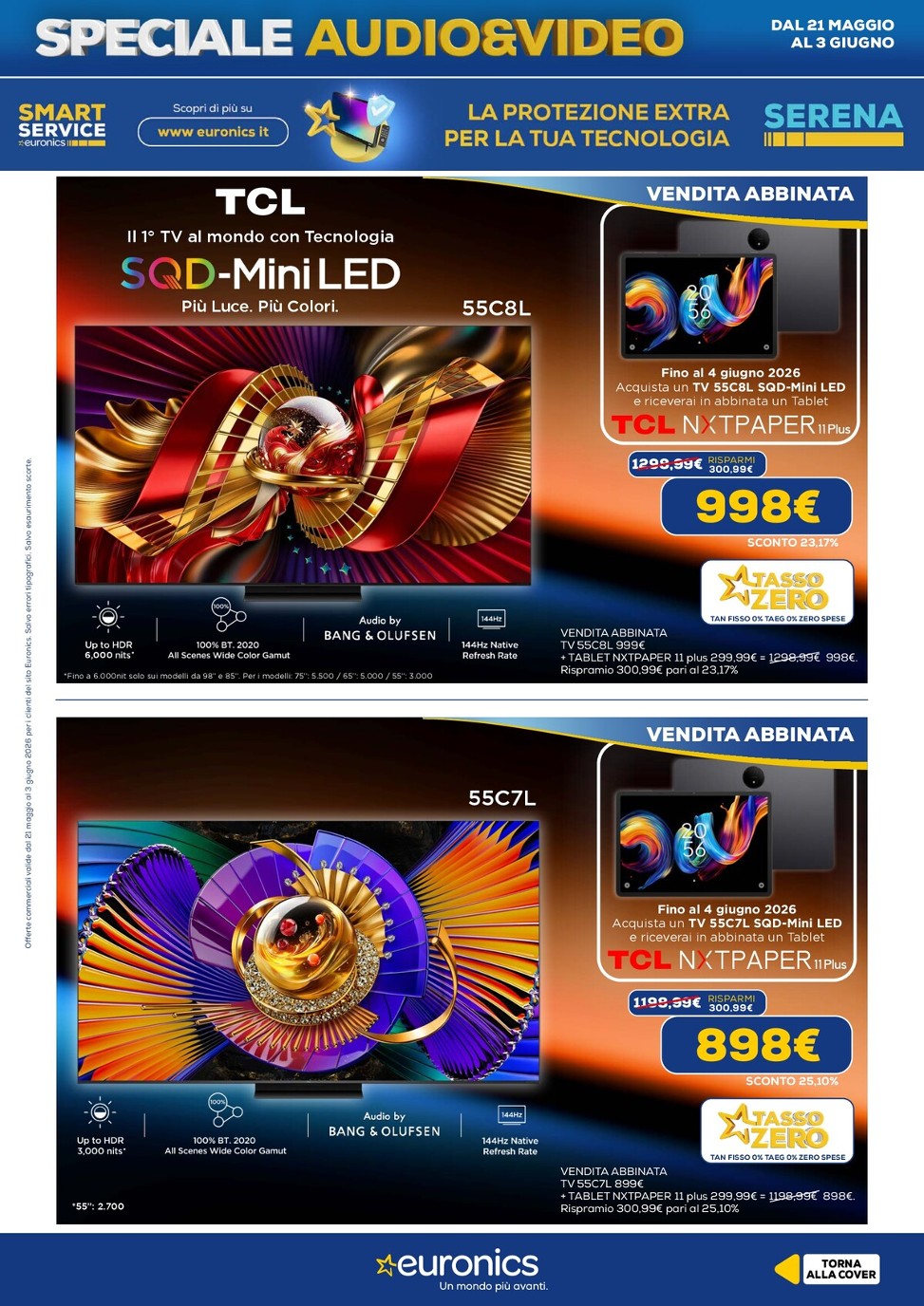 euronics - Volantino attuale di Euronics valido dal giovedì 21/05/2026 al mercoledì 03/06/2026 - page: 13