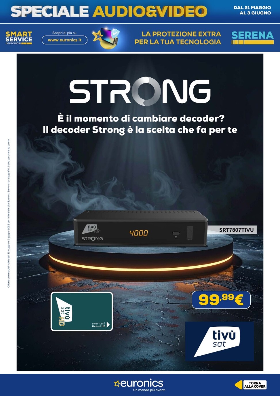 euronics - Volantino attuale di Euronics valido dal giovedì 21/05/2026 al mercoledì 03/06/2026 - page: 22