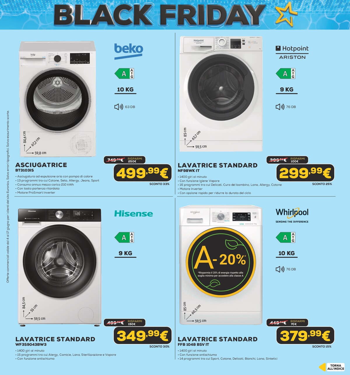 euronics - Volantino attuale di Euronics - Black Friday d'Estate valido dal giovedì 04/06/2026 al mercoledì 17/06/2026 - page: 23