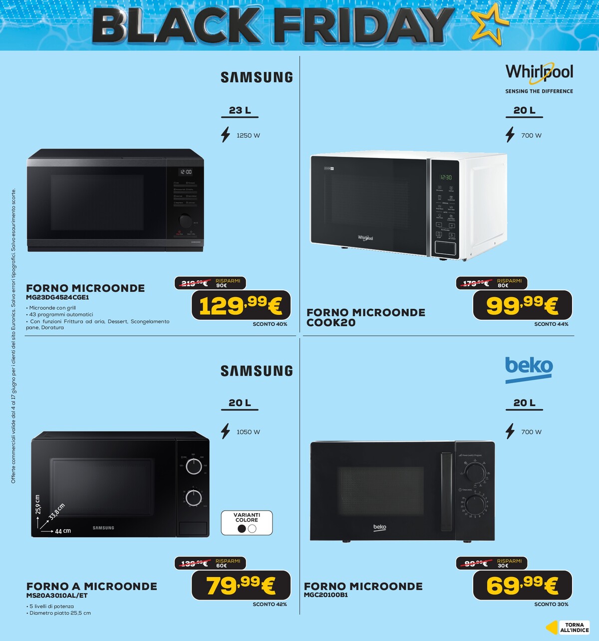 euronics - Volantino attuale di Euronics - Black Friday d'Estate valido dal giovedì 04/06/2026 al mercoledì 17/06/2026 - page: 35