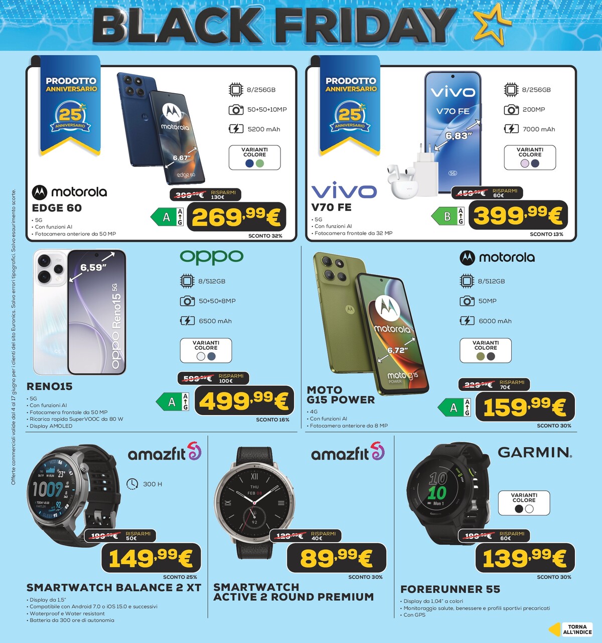 euronics - Volantino attuale di Euronics - Black Friday d'Estate valido dal giovedì 04/06/2026 al mercoledì 17/06/2026 - page: 5