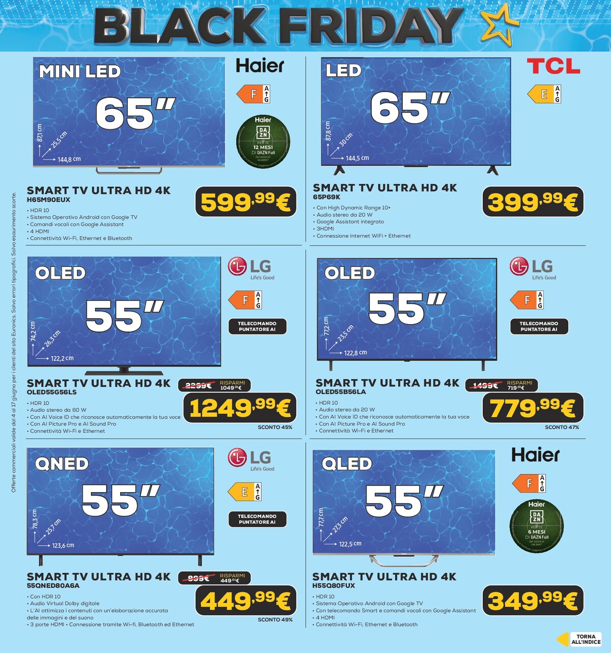 euronics - Volantino attuale di Euronics - Black Friday d'Estate valido dal giovedì 04/06/2026 al mercoledì 17/06/2026 - page: 45