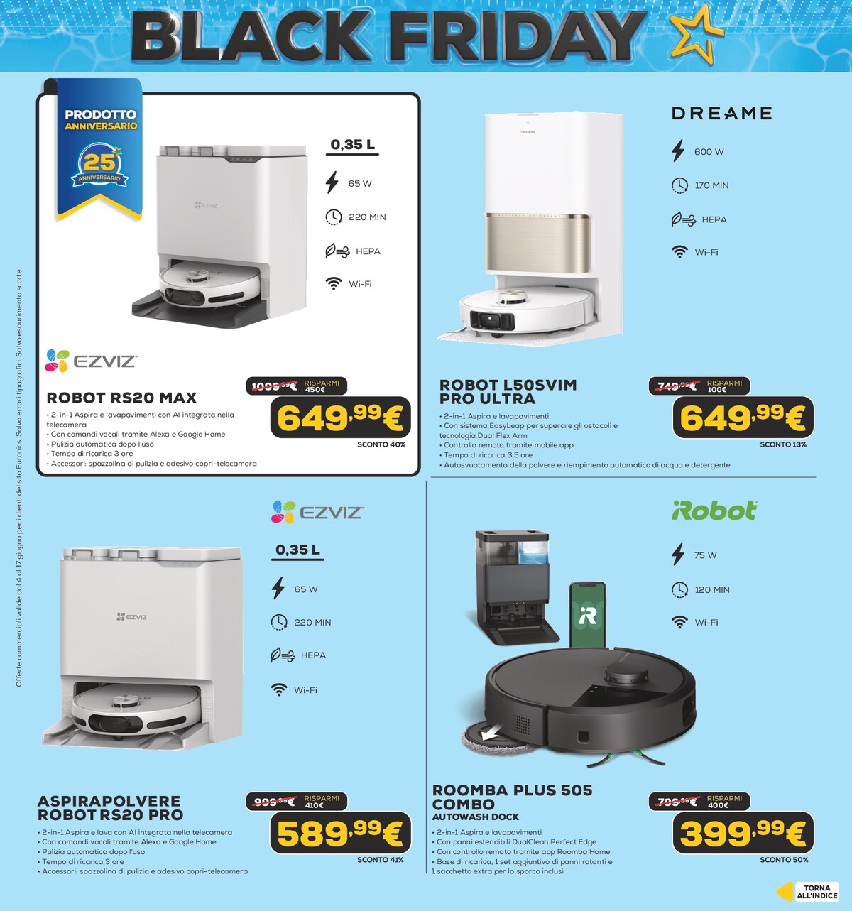 euronics - Volantino attuale di Euronics - Black Friday d'Estate valido dal giovedì 04/06/2026 al mercoledì 17/06/2026 - page: 33