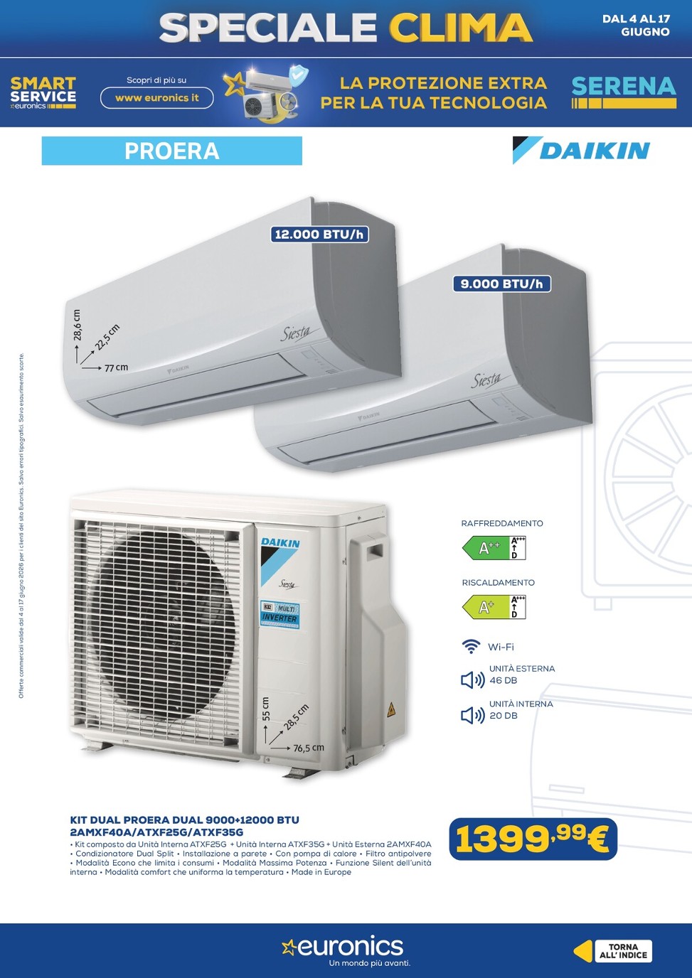 euronics - Volantino attuale di Euronics - Speciale Clima valido dal giovedì 04/06/2026 al mercoledì 17/06/2026 - page: 10