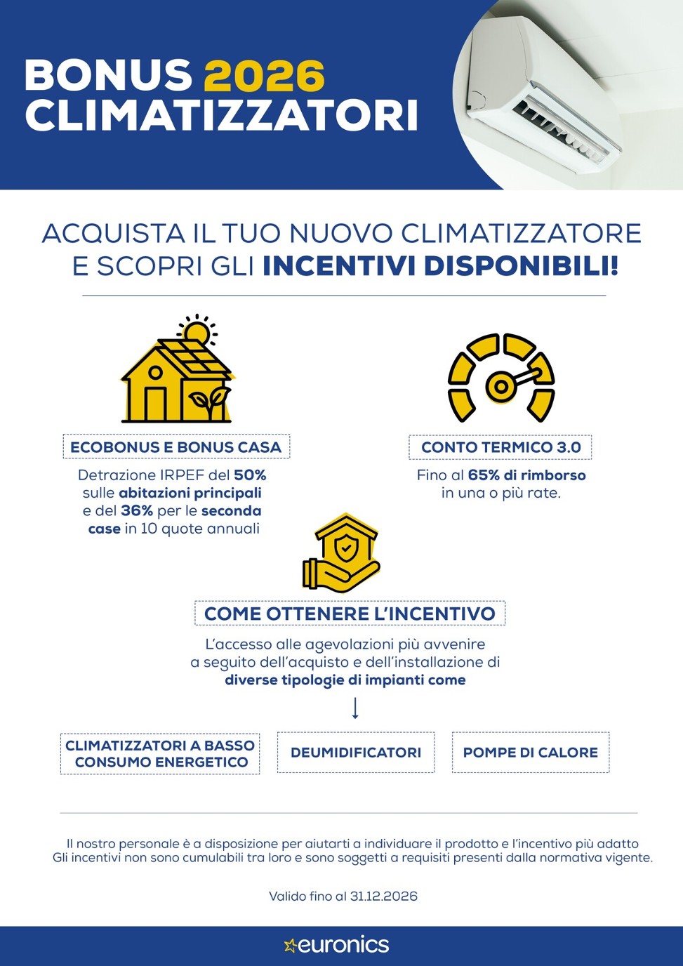 euronics - Volantino attuale di Euronics - Speciale Clima valido dal giovedì 04/06/2026 al mercoledì 17/06/2026 - page: 2