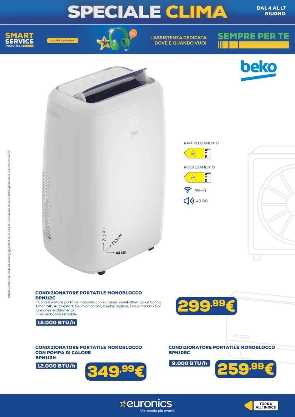 euronics - Volantino attuale di Euronics - Speciale Clima valido dal giovedì 04/06/2026 al mercoledì 17/06/2026 - page: 19