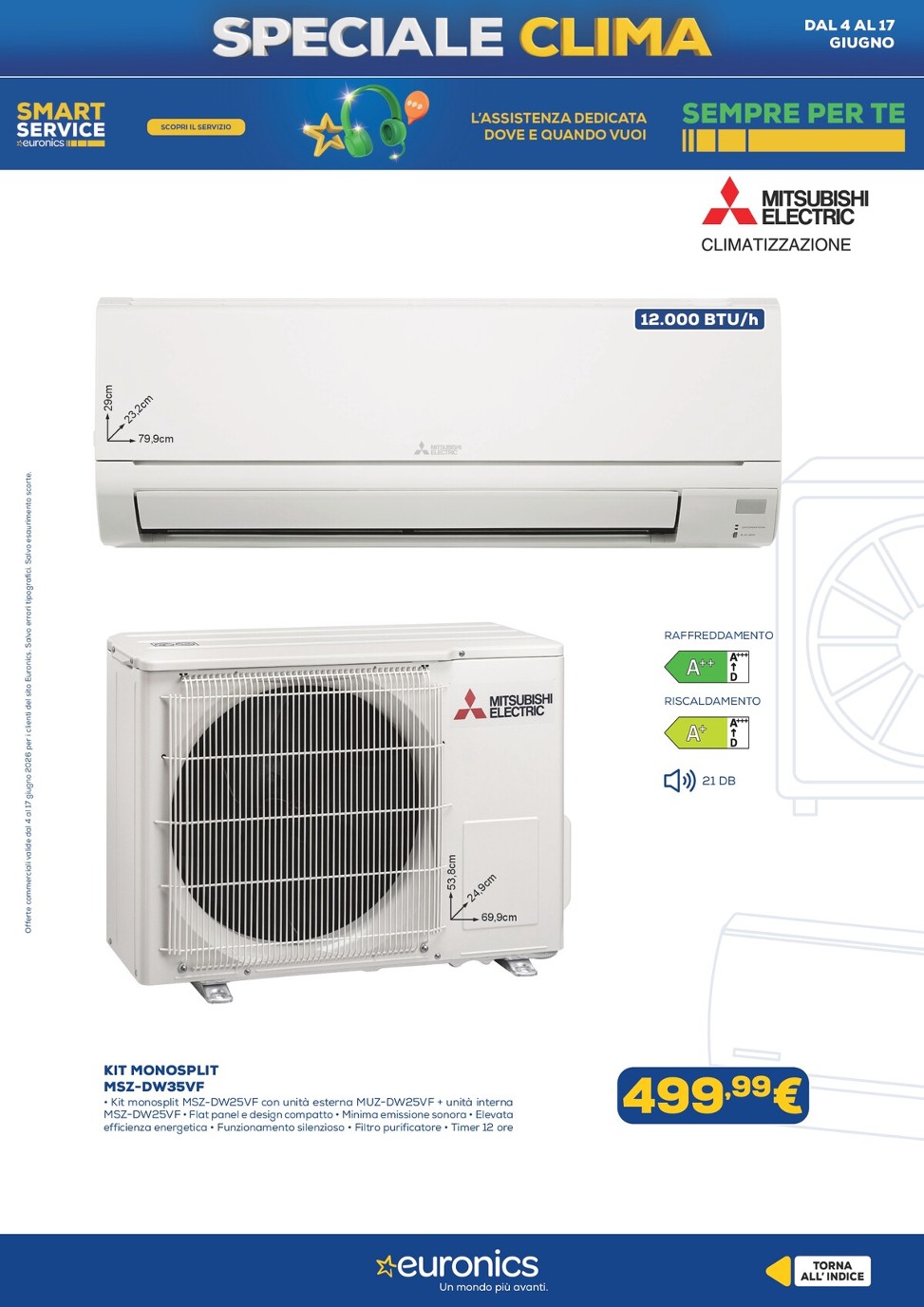 euronics - Volantino attuale di Euronics - Speciale Clima valido dal giovedì 04/06/2026 al mercoledì 17/06/2026 - page: 9