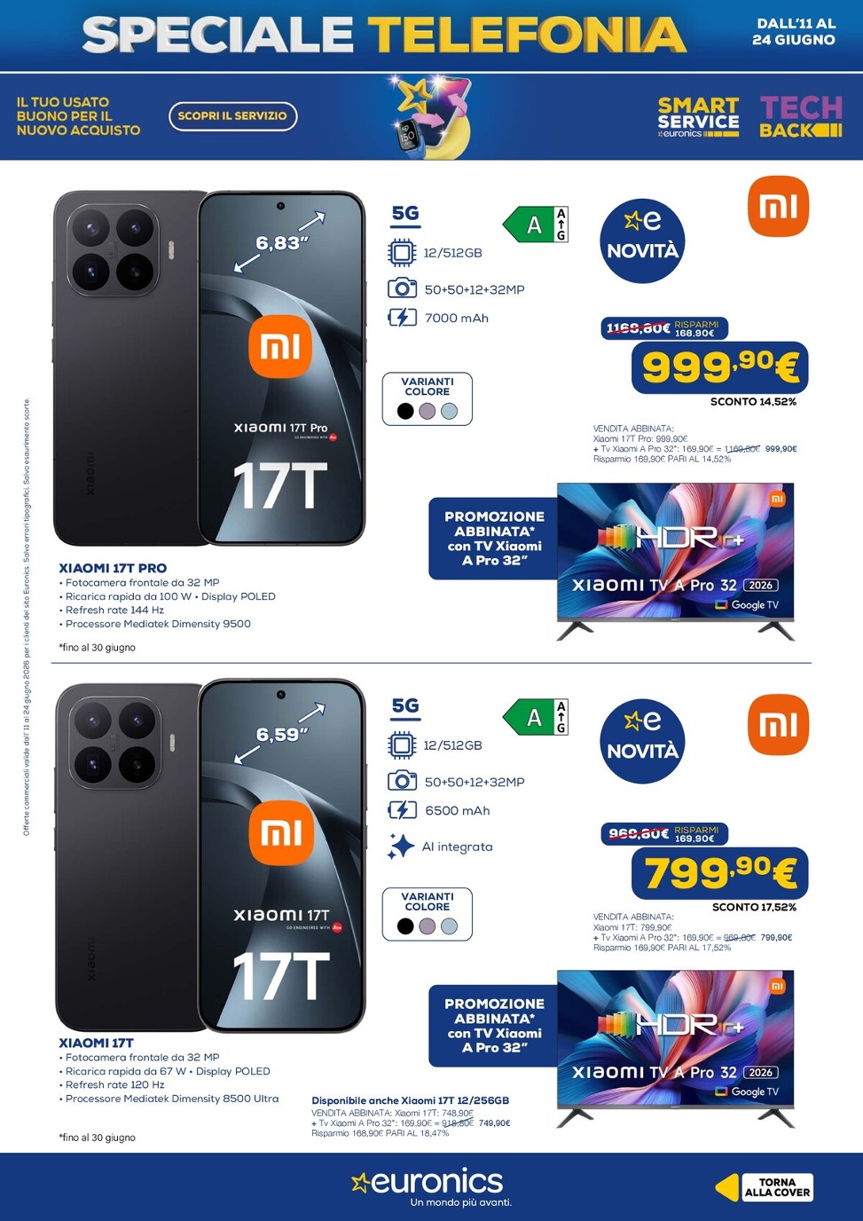 euronics - Volantino attuale di Euronics - Speciale Telefonia valido dal giovedì 11/06/2026 al mercoledì 24/06/2026 - page: 3