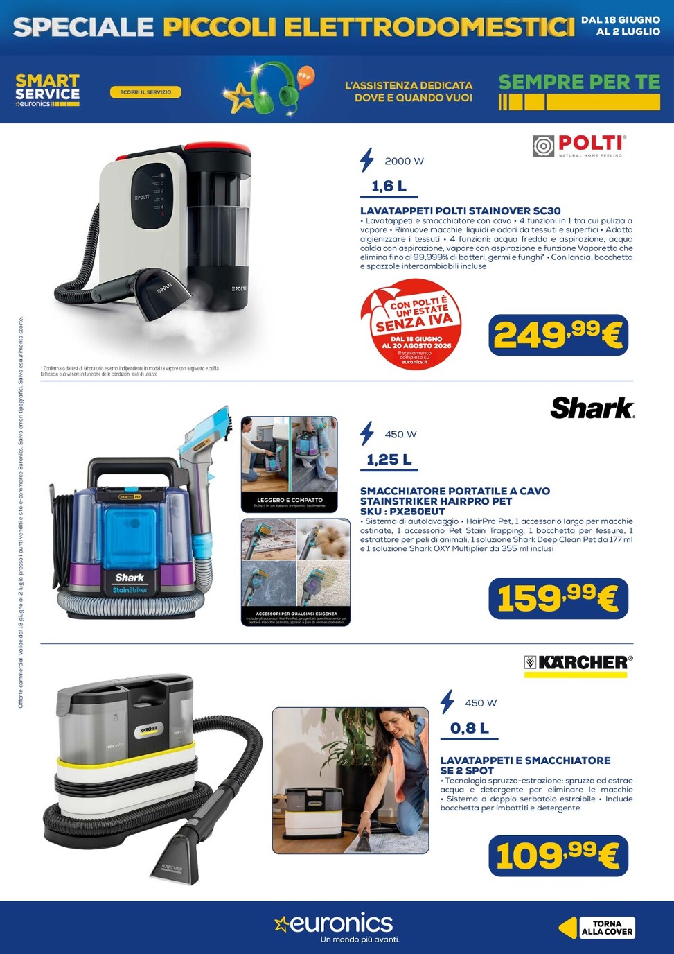 euronics - Volantino attuale di Euronics - Piccoli Elettrodomestici valido dal giovedì 18/06/2026 al giovedì 02/07/2026 - page: 7
