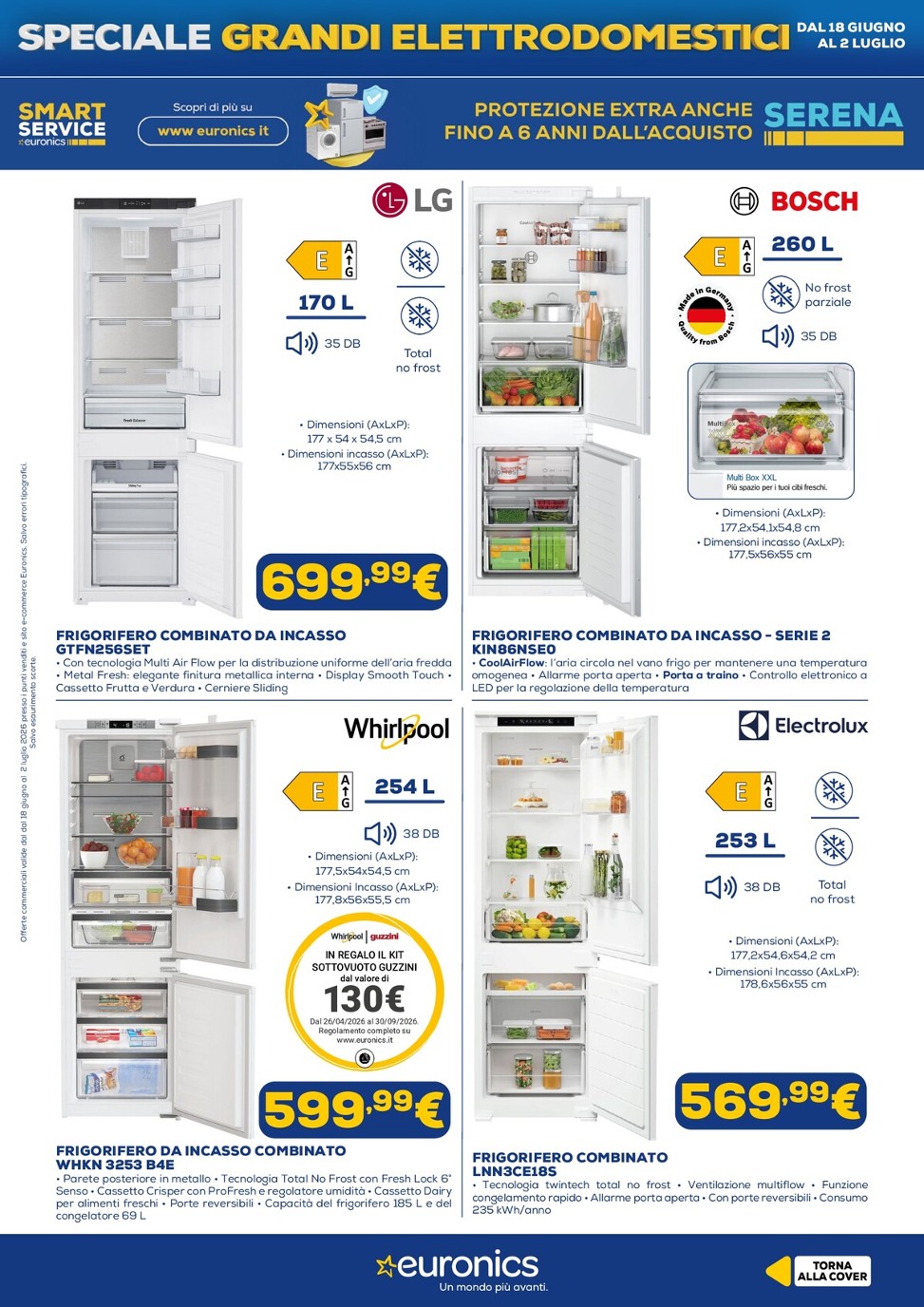 euronics - Volantino attuale di Euronics valido dal giovedì 18/06/2026 al giovedì 02/07/2026 - page: 4