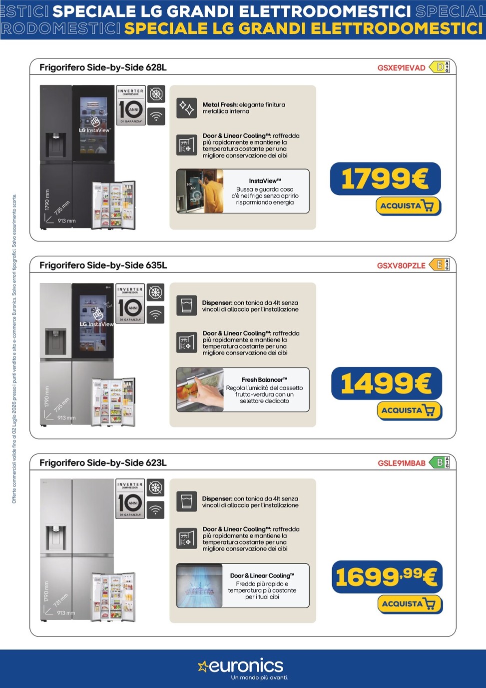 euronics - Volantino attuale di Euronics - LG valido dal giovedì 18/06/2026 al giovedì 02/07/2026 - page: 4