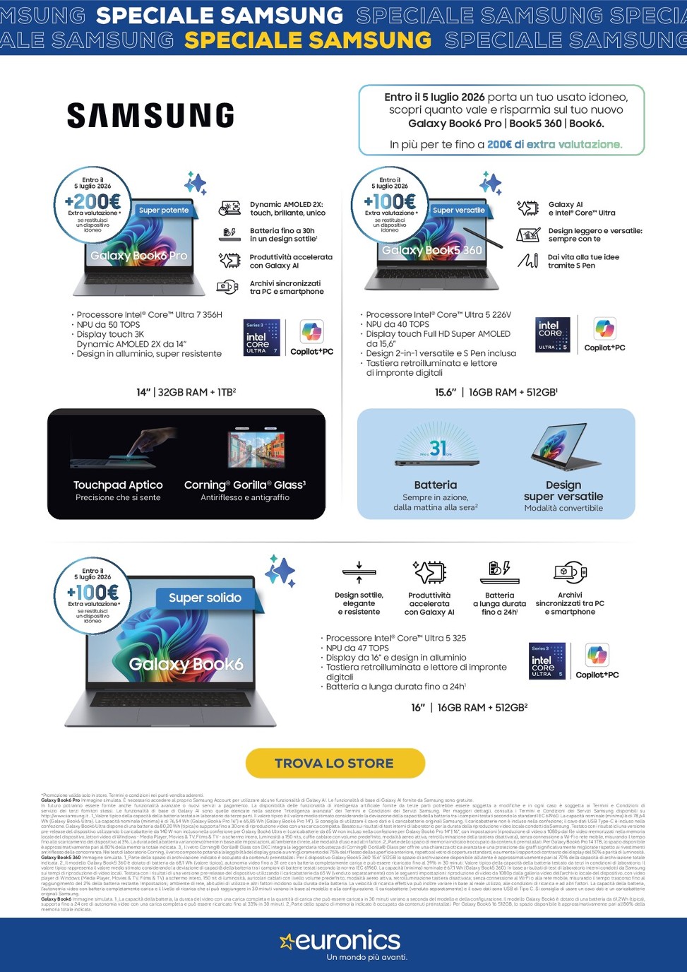 euronics - Volantino attuale di Euronics - Speciale Samsung valido dal giovedì 18/06/2026 al giovedì 02/07/2026 - page: 2