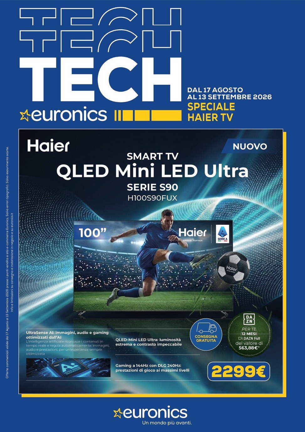 euronics - Volantino attuale di Euronics - Speciale Haier valido dal lunedì 17/08/2026 al domenica 13/09/2026