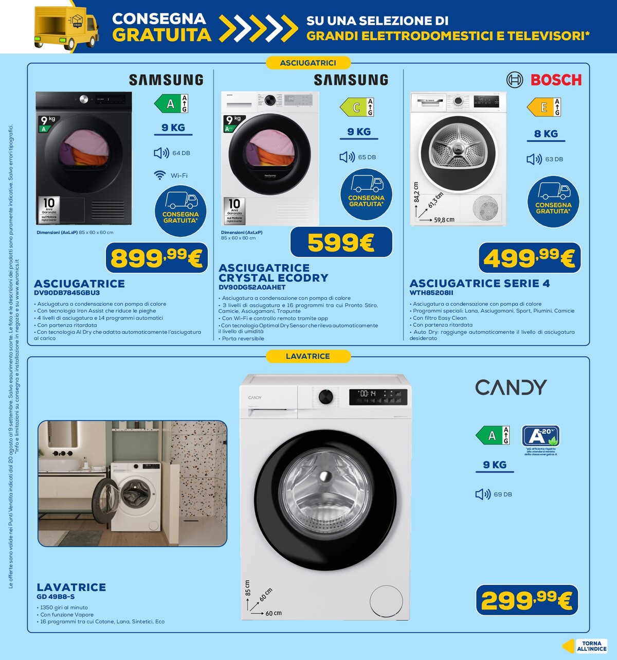 euronics - Volantino attuale di Euronics valido dal giovedì 20/08/2026 al mercoledì 09/09/2026 - page: 33