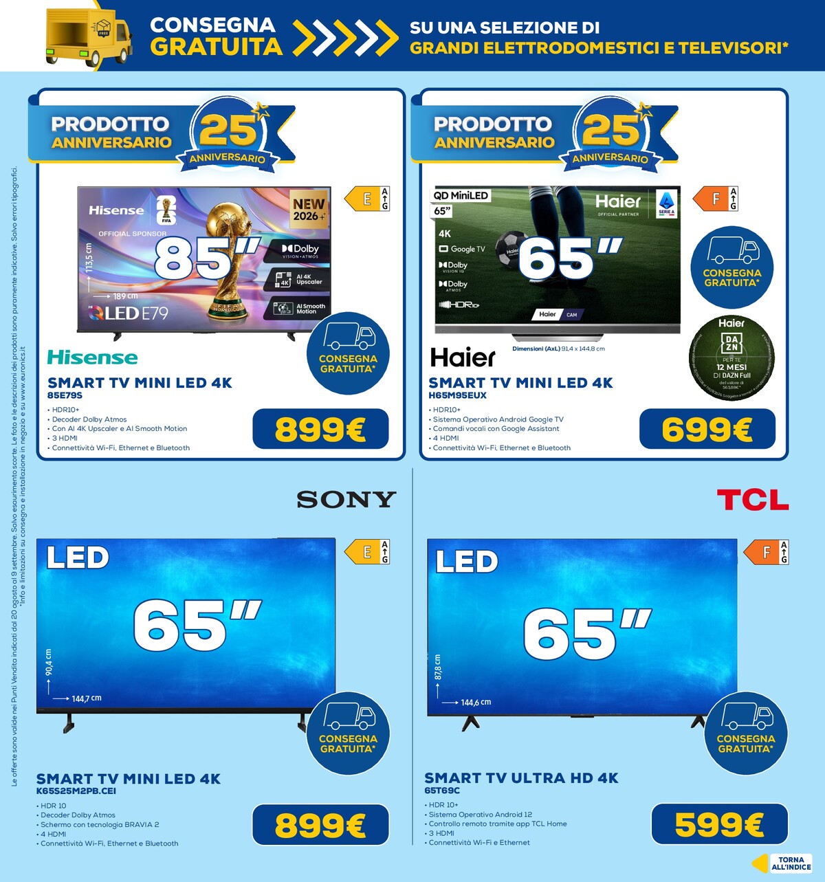 euronics - Volantino attuale di Euronics valido dal giovedì 20/08/2026 al mercoledì 09/09/2026 - page: 24