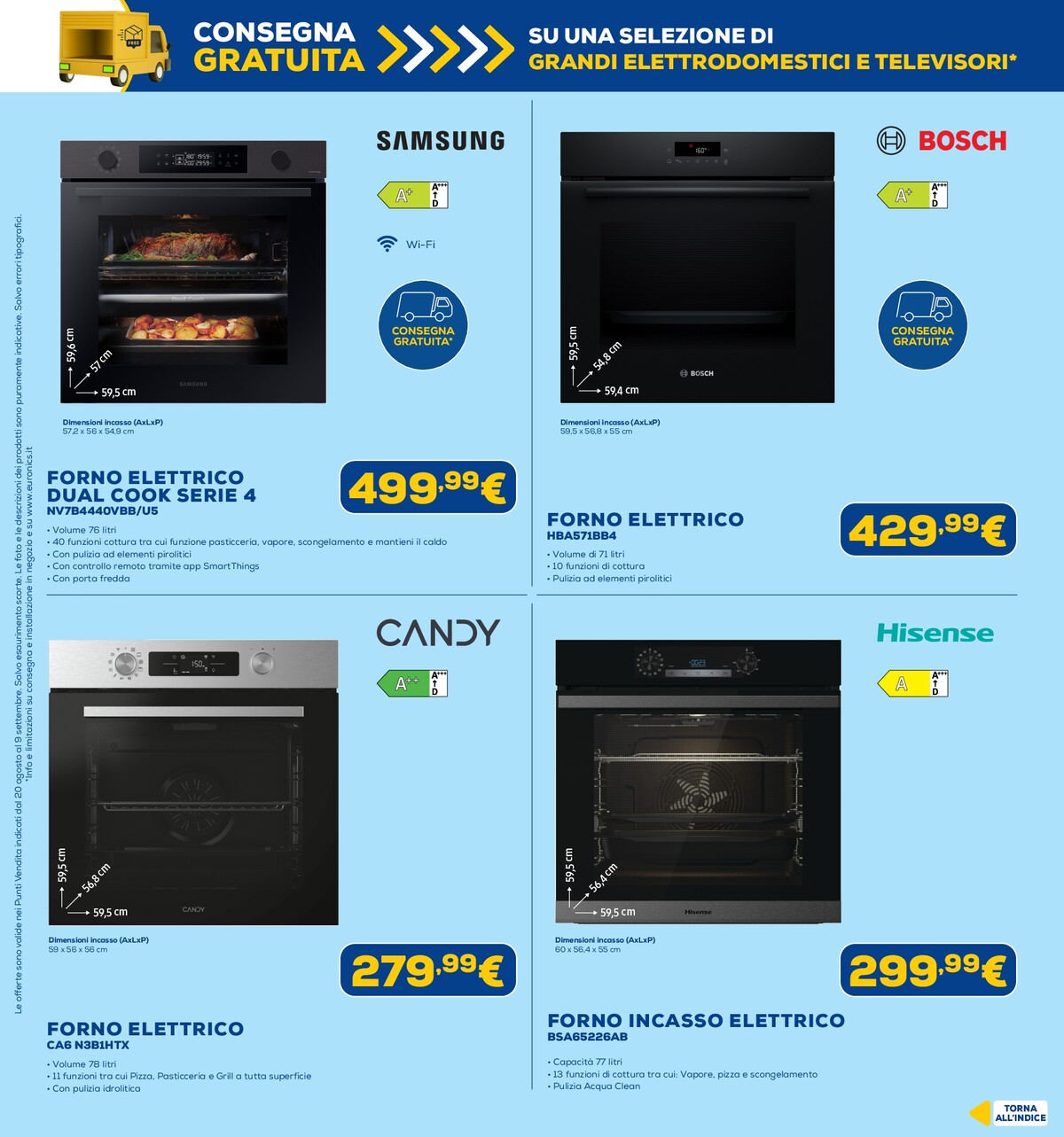 euronics - Volantino attuale di Euronics valido dal giovedì 20/08/2026 al mercoledì 09/09/2026 - page: 29