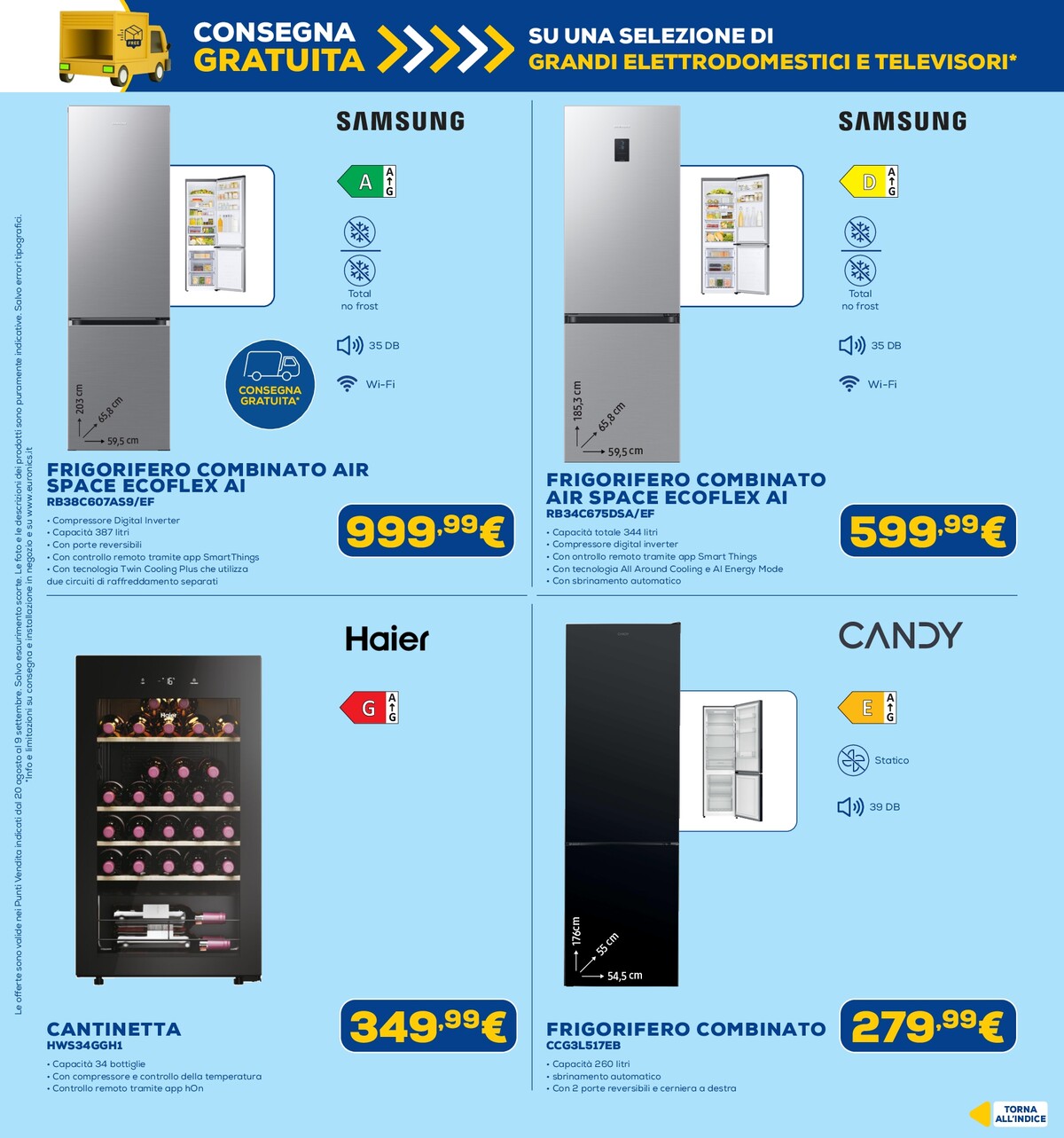 euronics - Volantino attuale di Euronics valido dal giovedì 20/08/2026 al mercoledì 09/09/2026 - page: 35