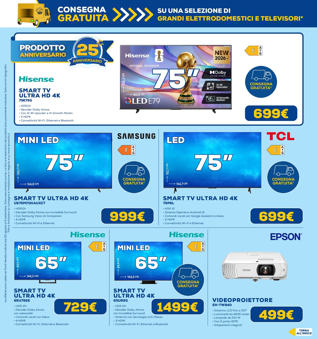 euronics - Volantino attuale di Euronics valido dal giovedì 20/08/2026 al mercoledì 09/09/2026 - page: 23