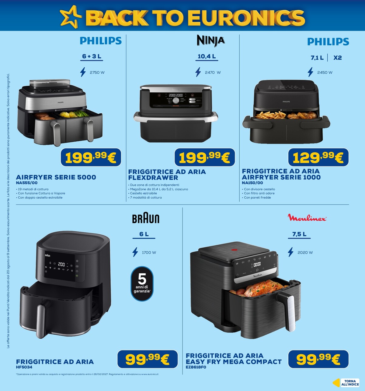 euronics - Volantino attuale di Euronics valido dal giovedì 20/08/2026 al mercoledì 09/09/2026 - page: 50
