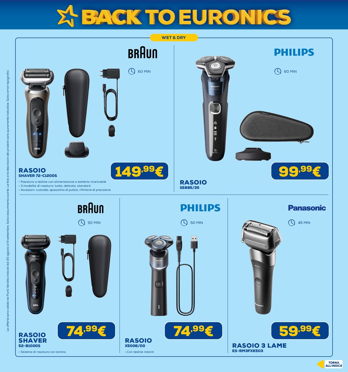 euronics - Volantino attuale di Euronics valido dal giovedì 20/08/2026 al mercoledì 09/09/2026 - page: 54