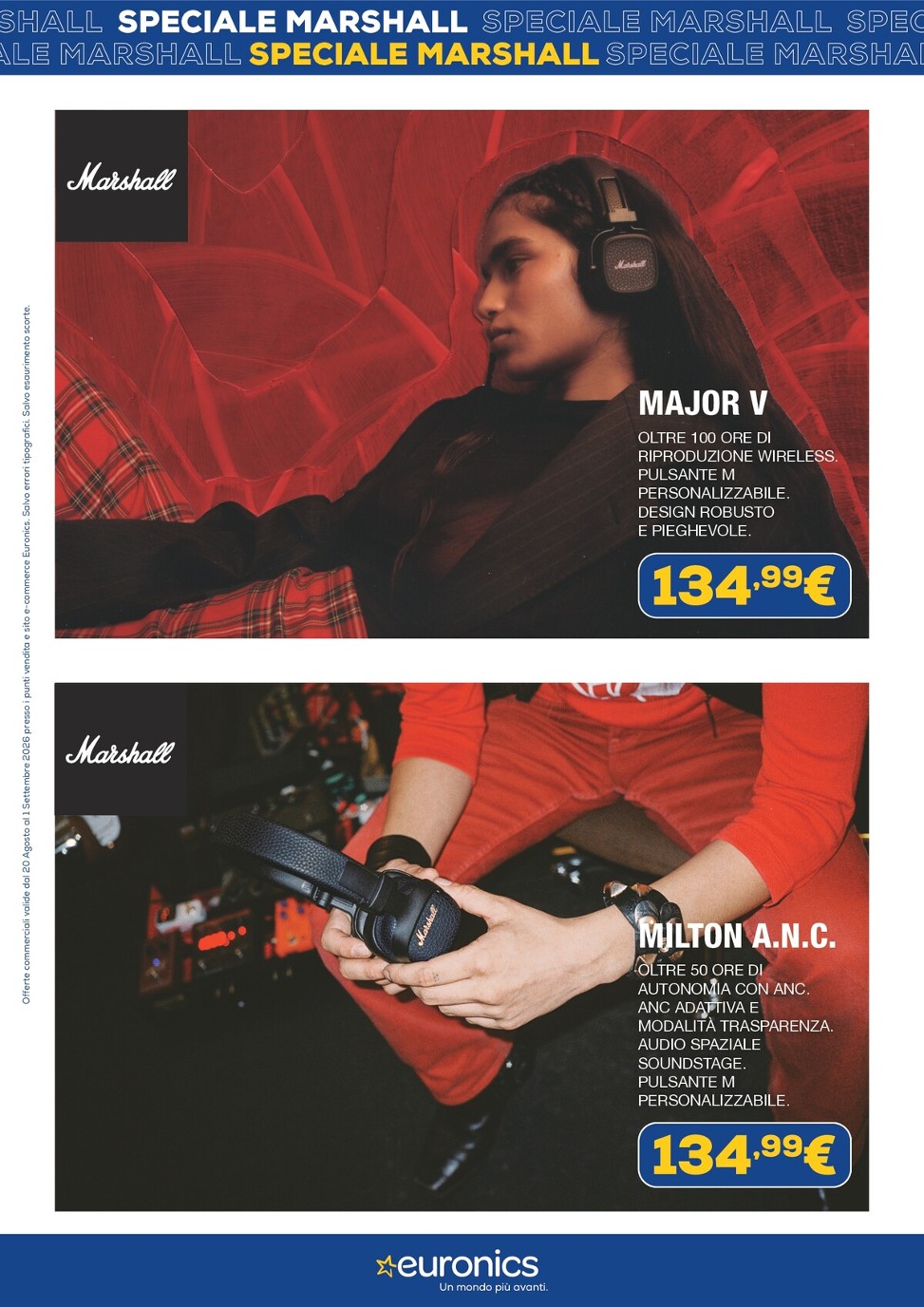 euronics - Volantino attuale di Euronics - Marshall valido dal giovedì 20/08/2026 al martedì 01/09/2026 - page: 4